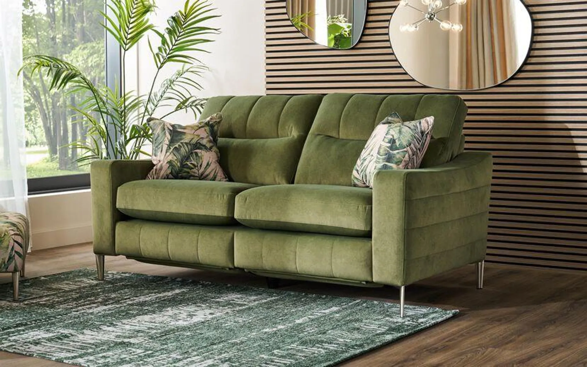 Paradiso Fabric 2 Seater Sofa