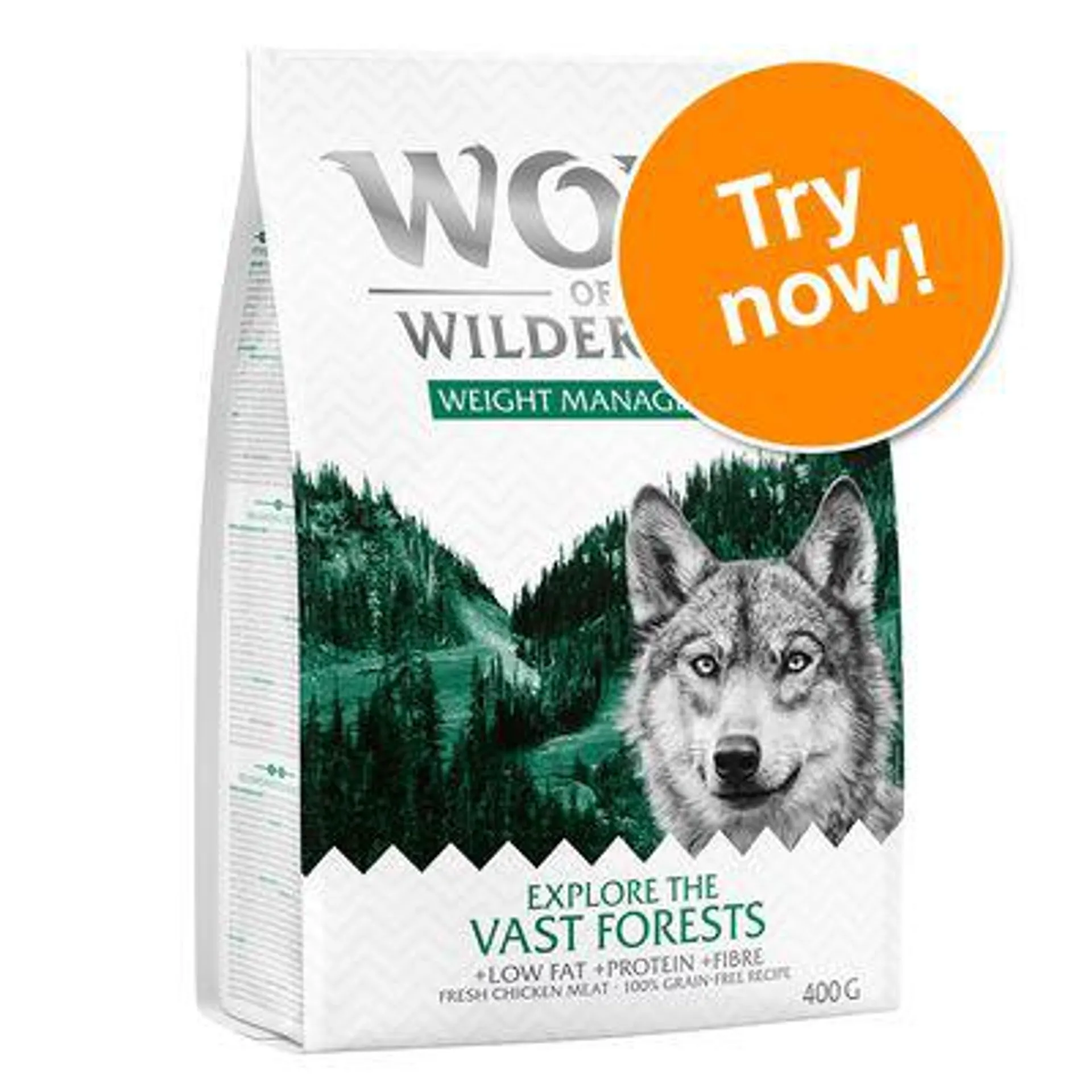 Wolf of Wilderness "Explore" Dry Dog Food Trial Pack