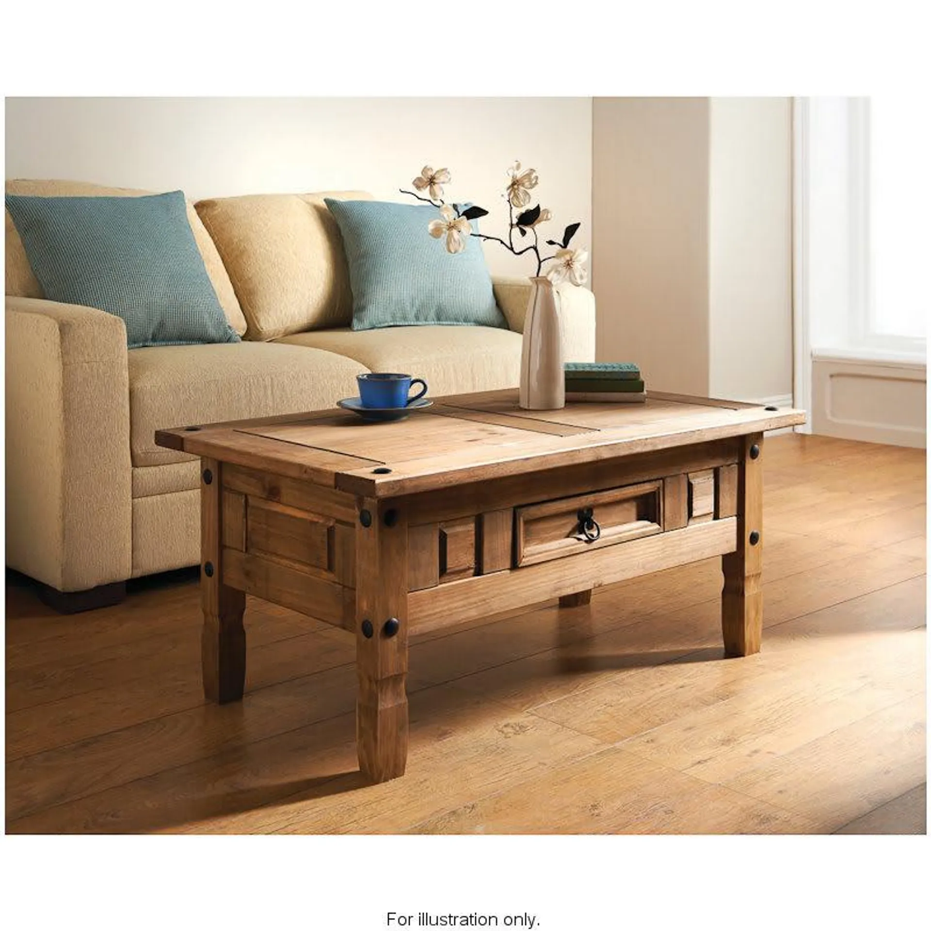Rio Coffee Table With Drawer
