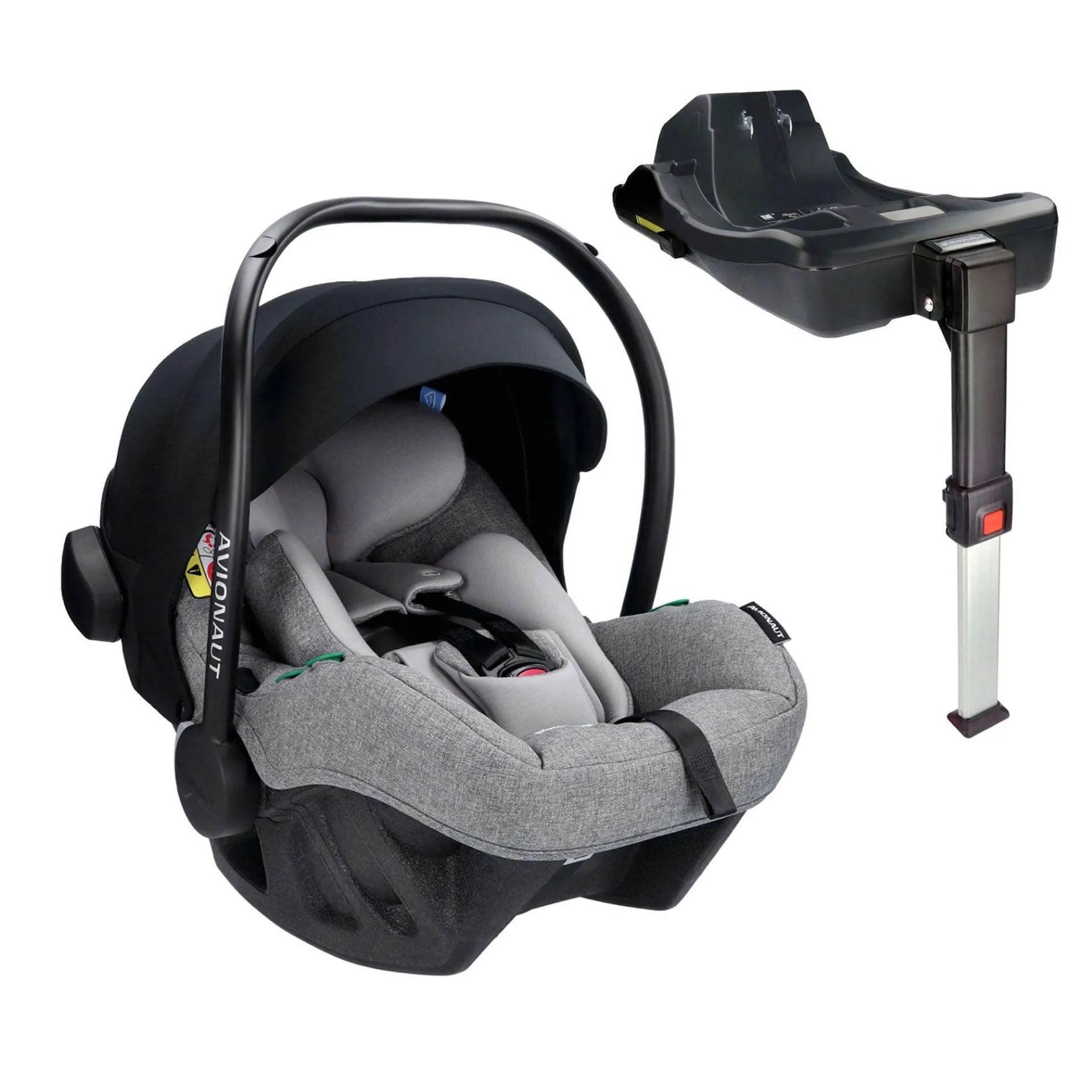 Avionaut Pixel Pro 2.0 C & Isofix Base in Grey