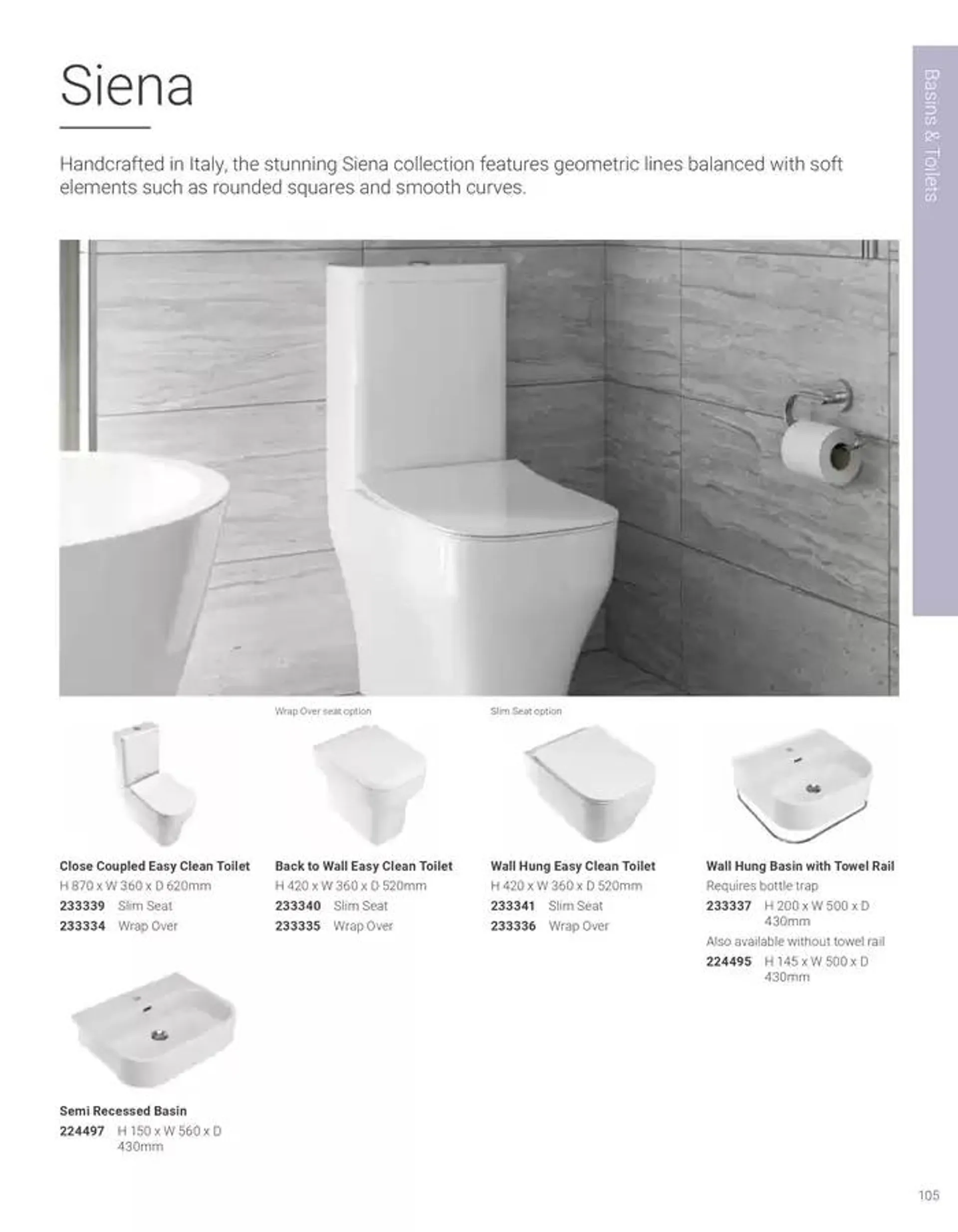 Wickes Bespoke Bathrooms brochure from 5 November to 31 December 2024 - Catalogue Page 105