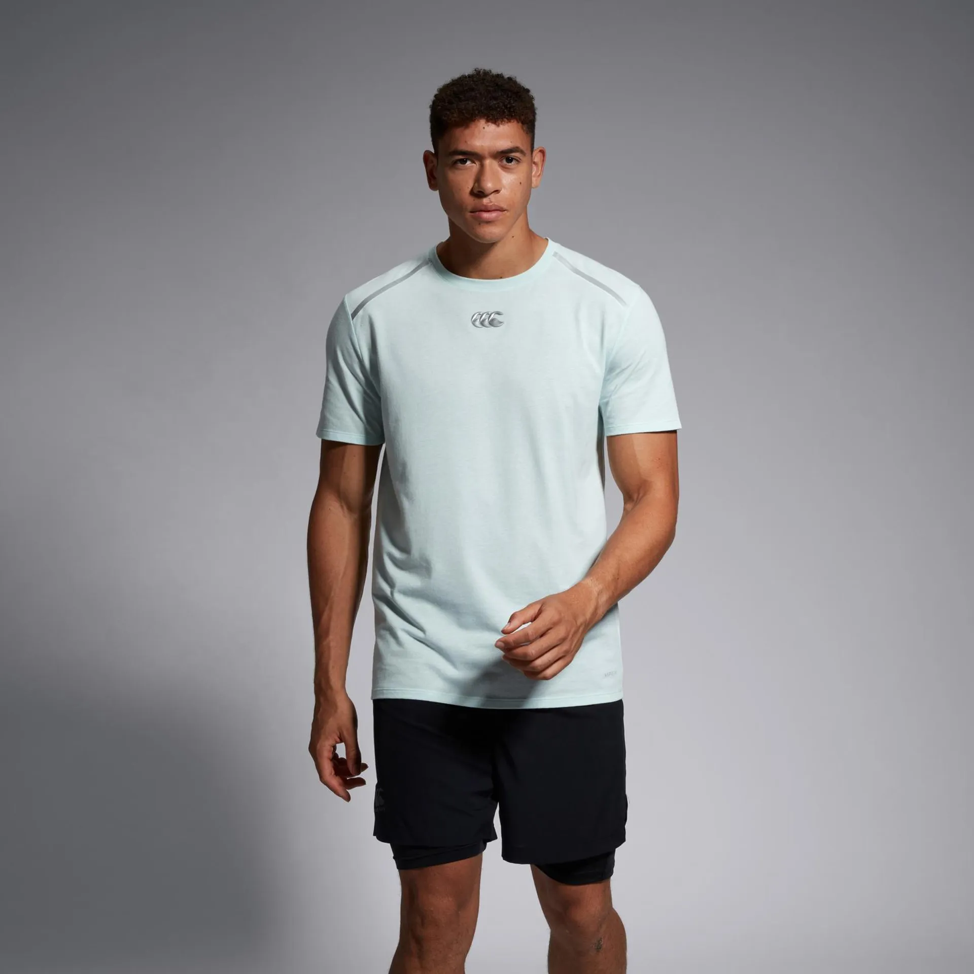 MENS COTTON/POLY TRAINING TEE GREEN