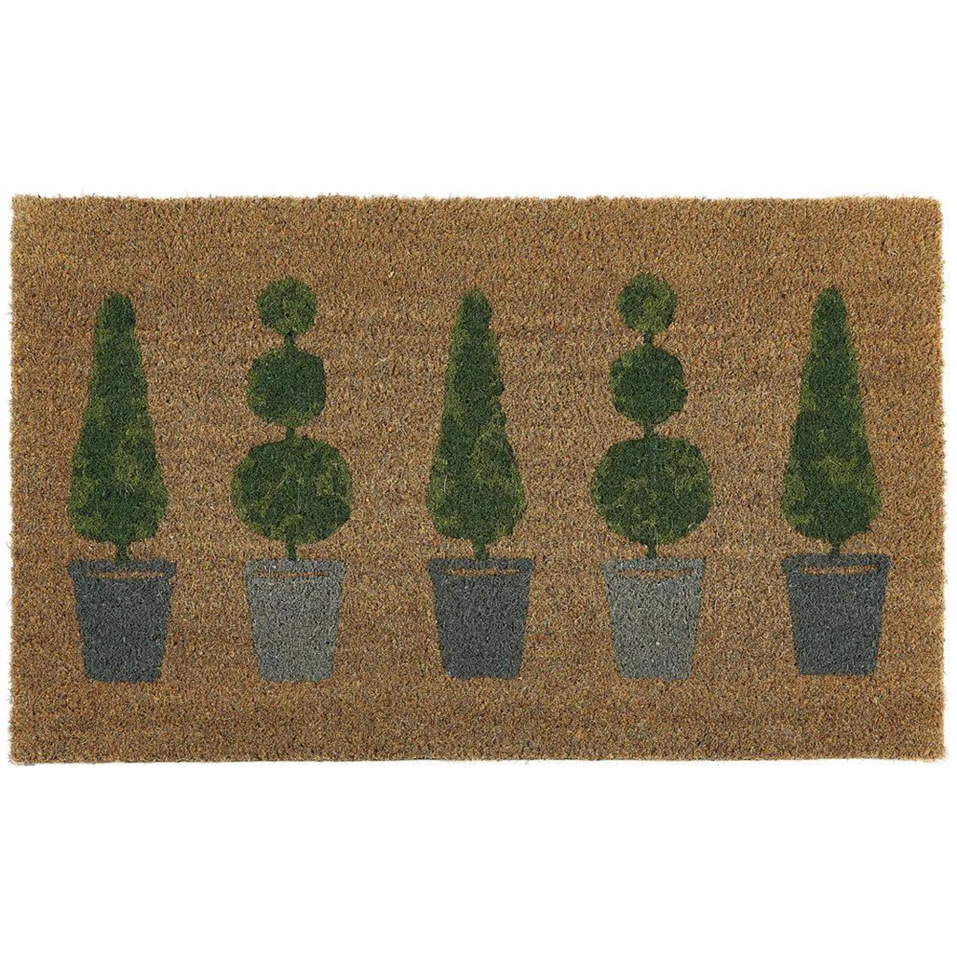 Coir Door Mat Topiary