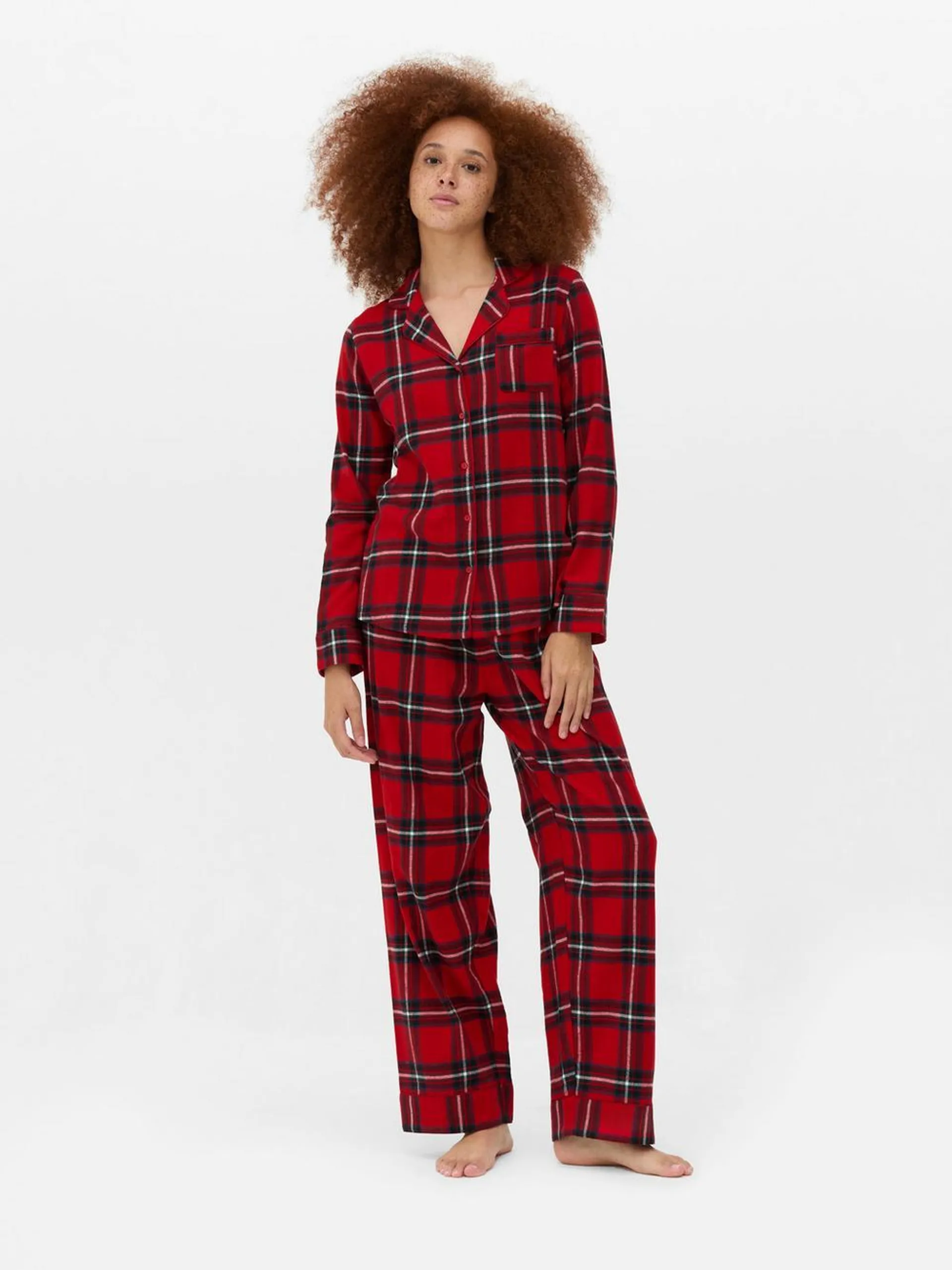 Tartan Flannel Shirt Pyjamas