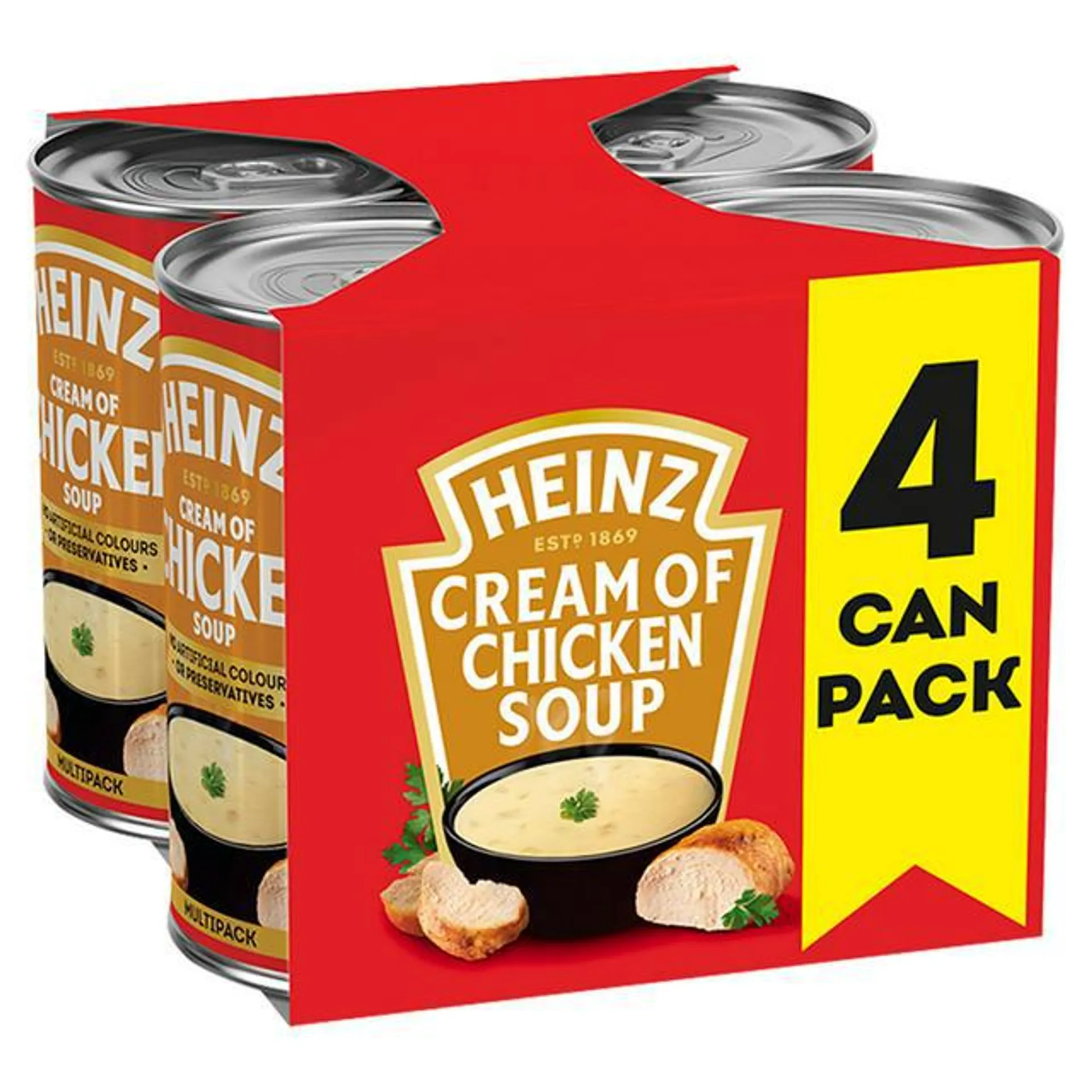 Heinz Classic Cream of Chicken Soup 4x400g