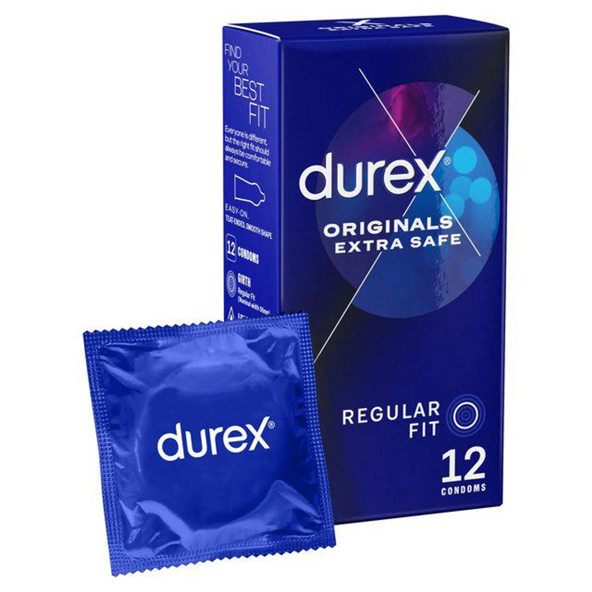Durex Extra Safe Thick Condoms 12 per pack