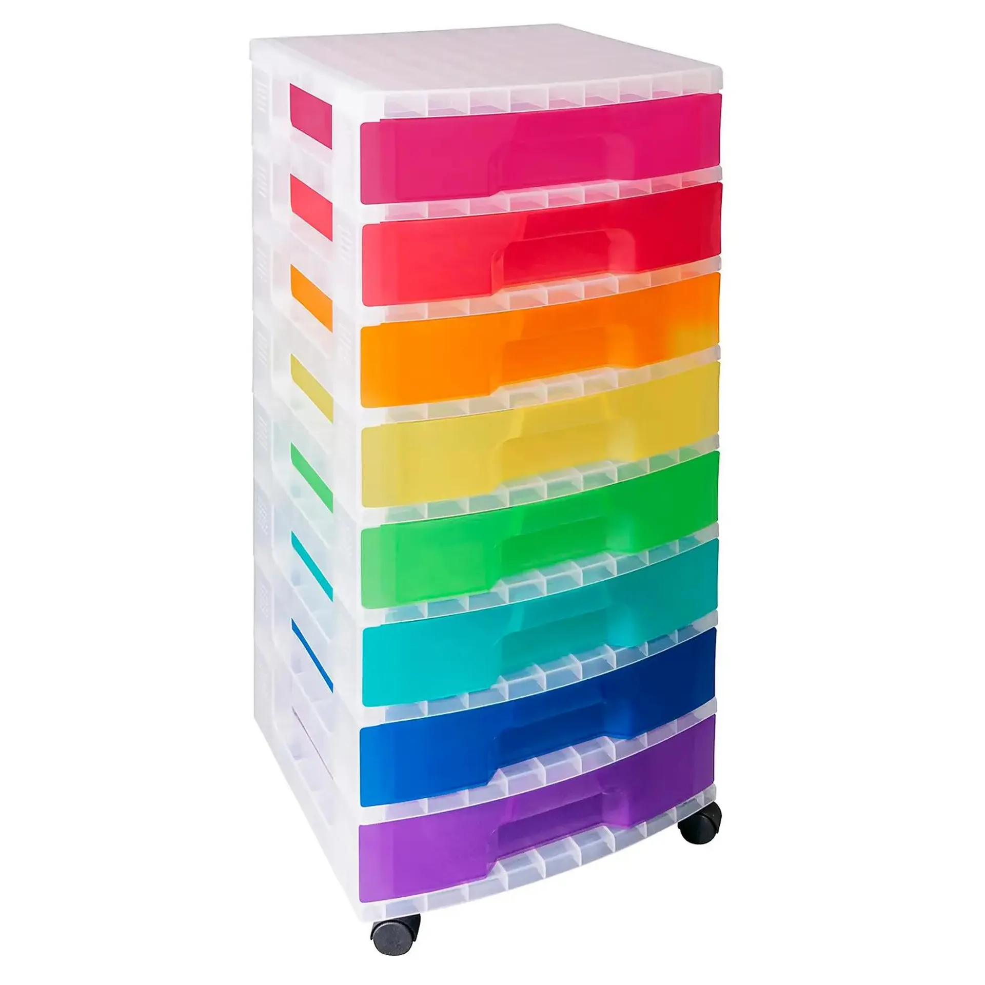 Really Useful Scrapbook Drawer Tower - 8x9.5L - Rainbow