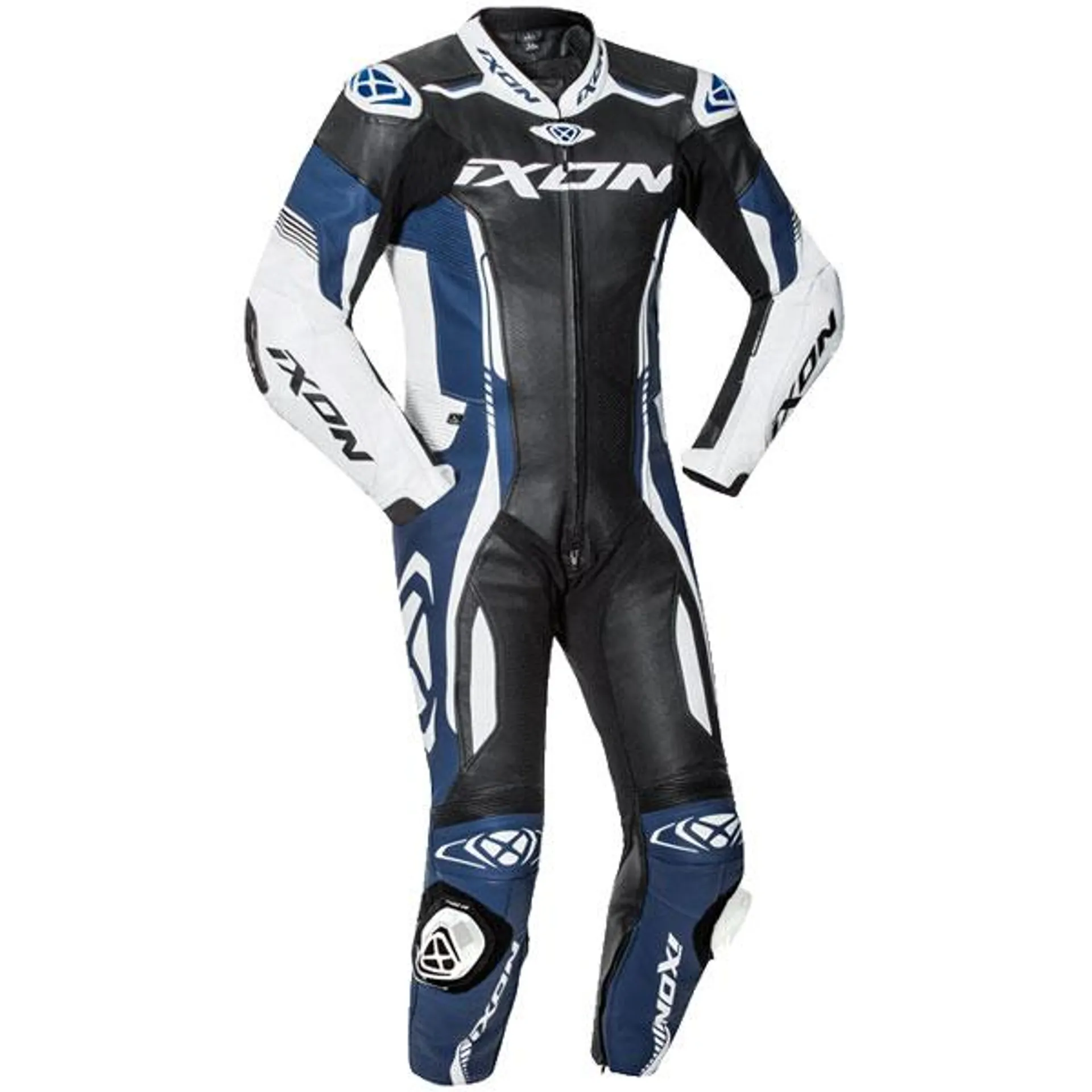 Ixon Vortex 2 1 Piece Suit - Black / White / Blue