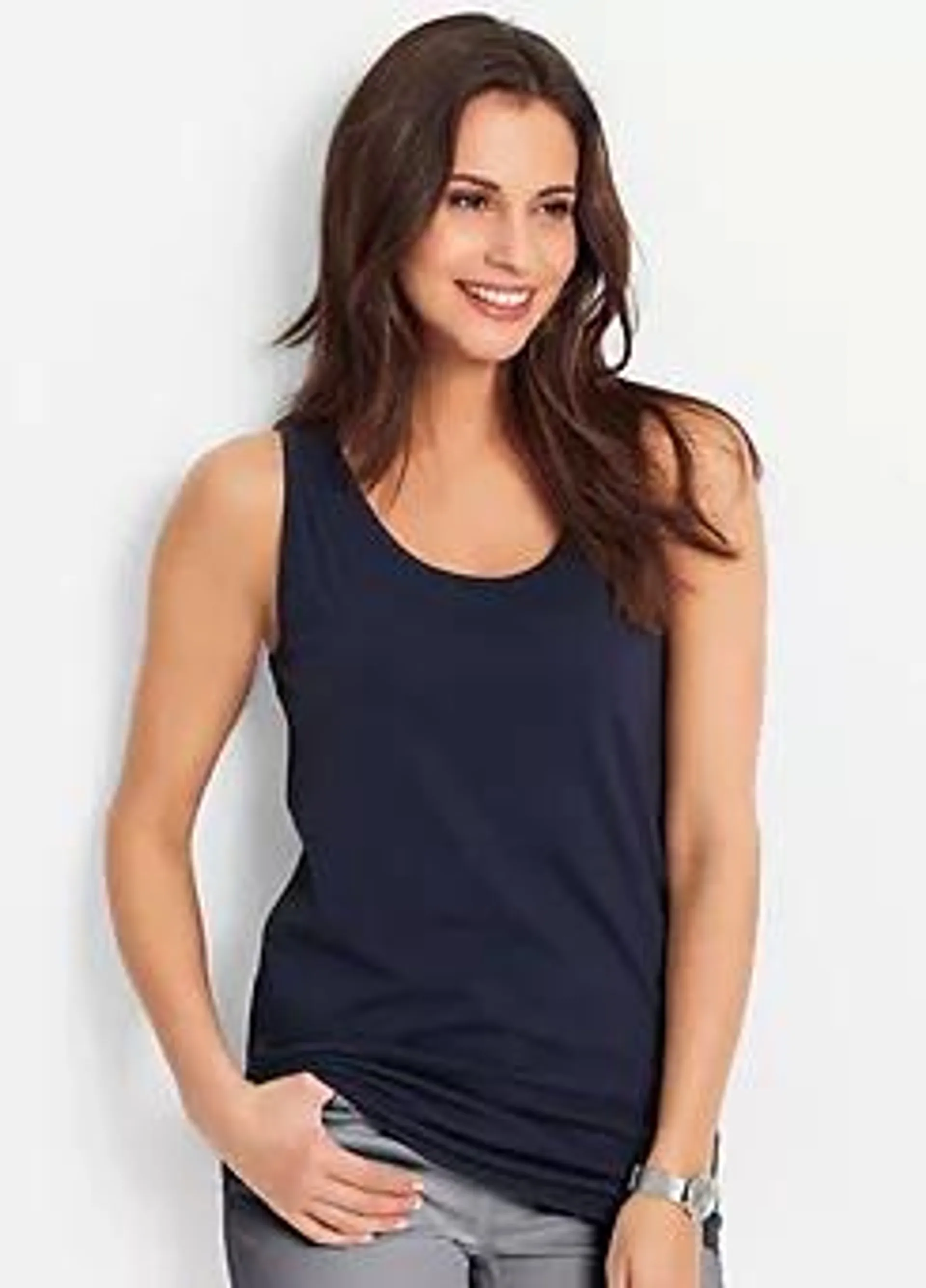 bonprix Pack of 5 Essential Vest Tops