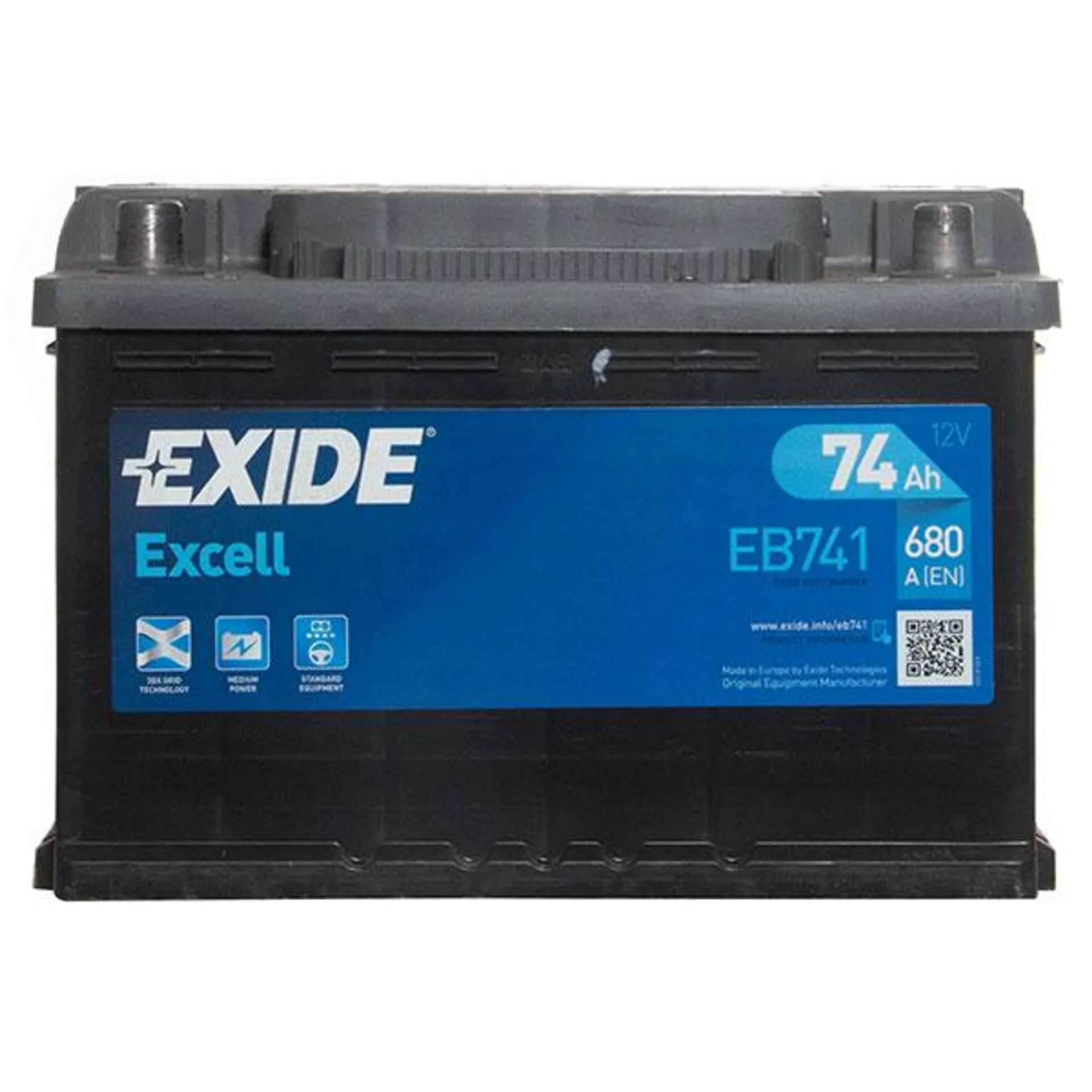 Exide 082 Car Battery - 3 Year Guarantee