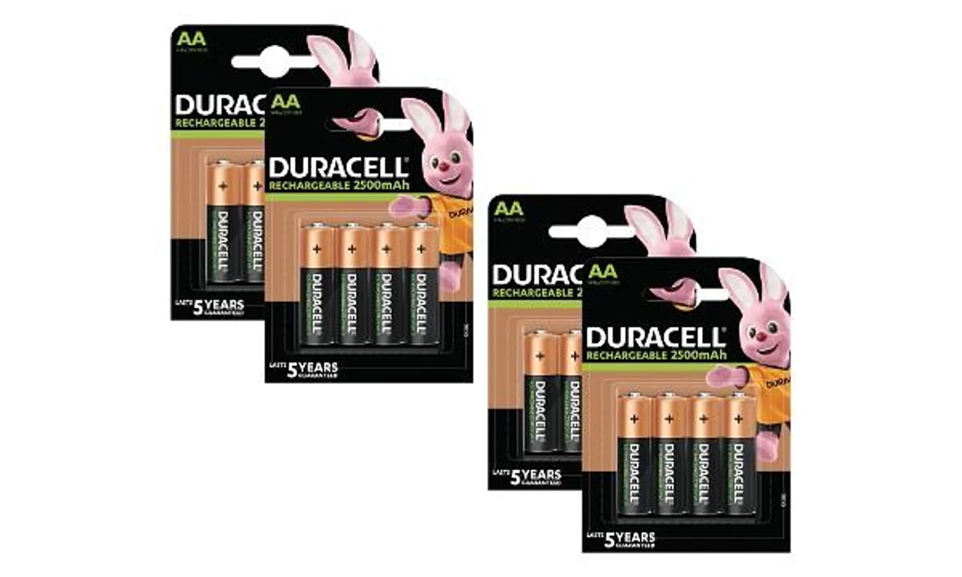 Duracell Pre-Charged AA 2500mAh 16 Pack