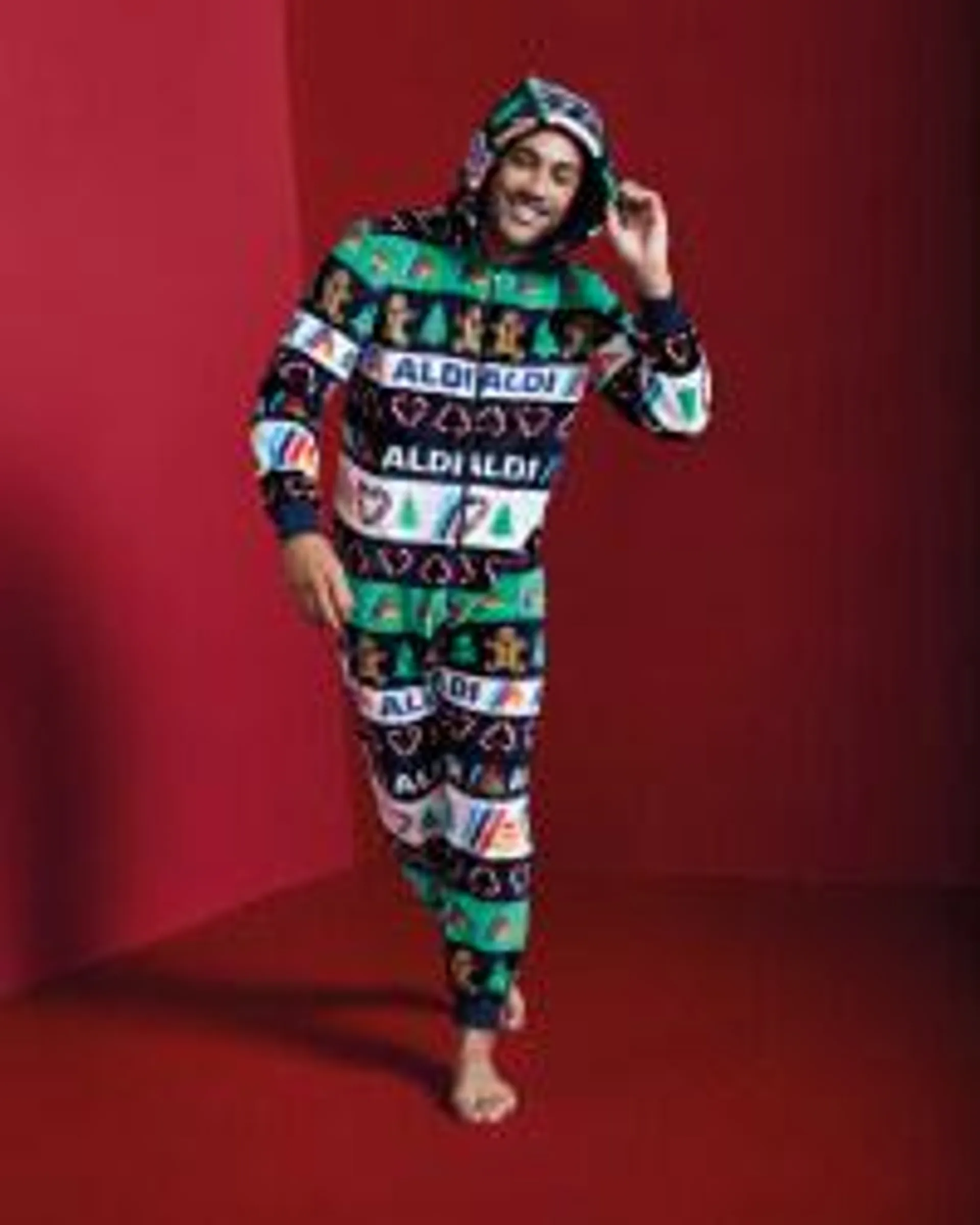 Green ALDImania Xmas Onesie