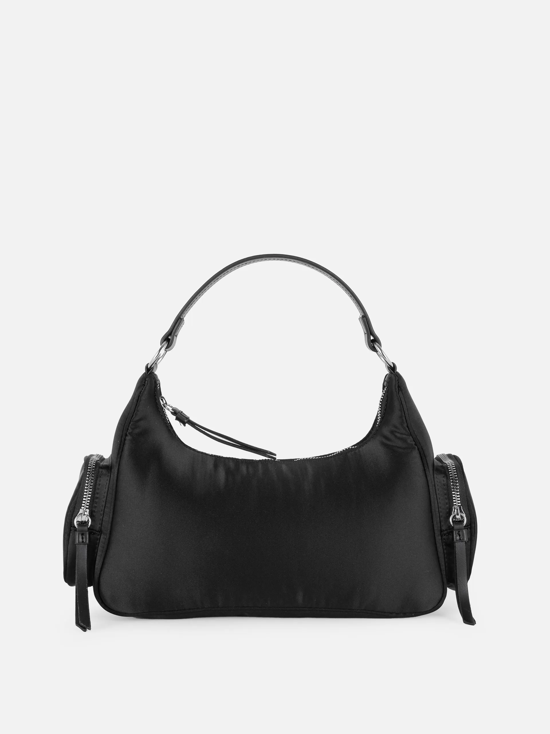 Satin Pocket Shoulder Bag