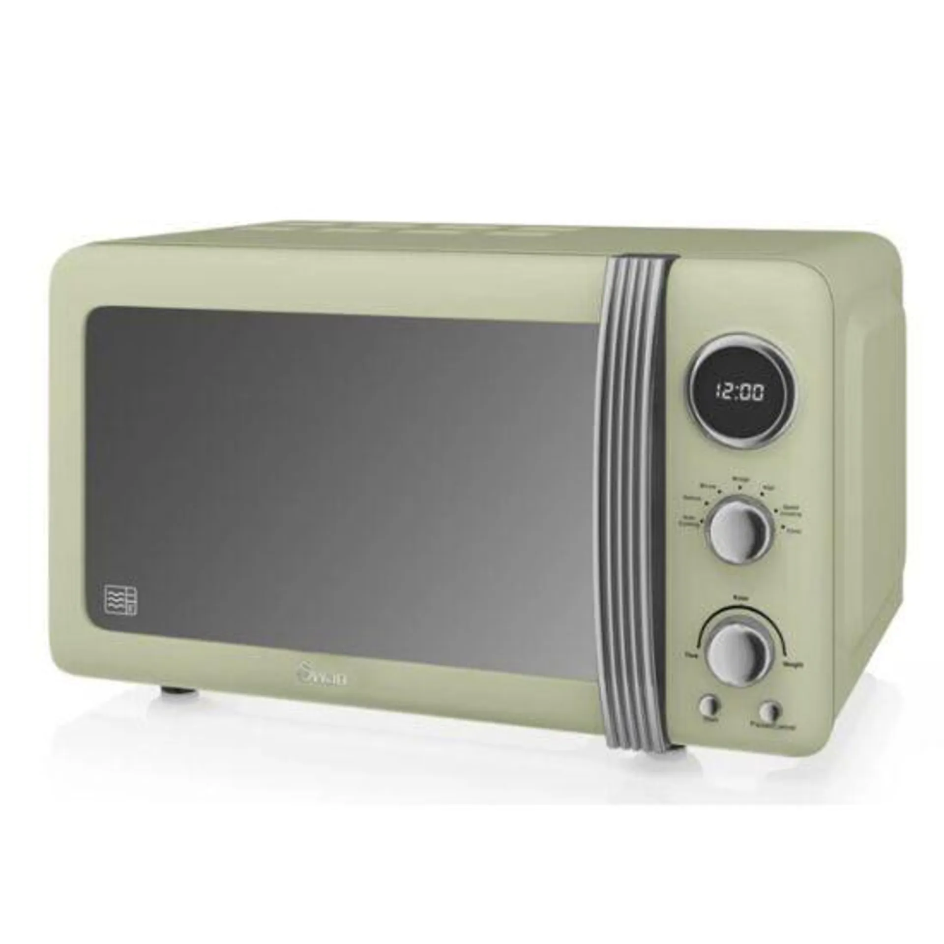 Swan SM22030GN 800W 20L Digital Solo Microwave - Green