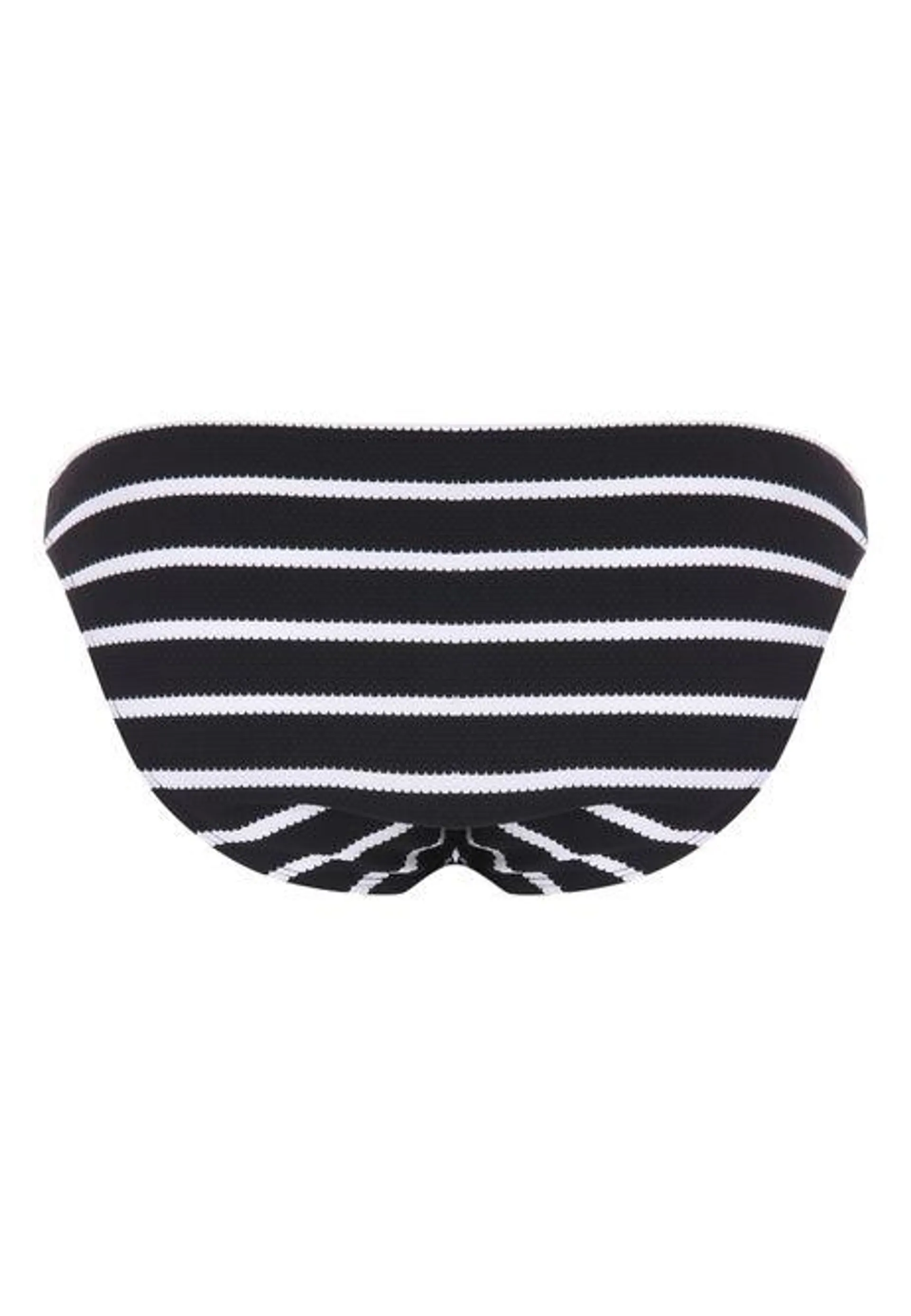 Womens Black and White Nautical Bikini Bottom