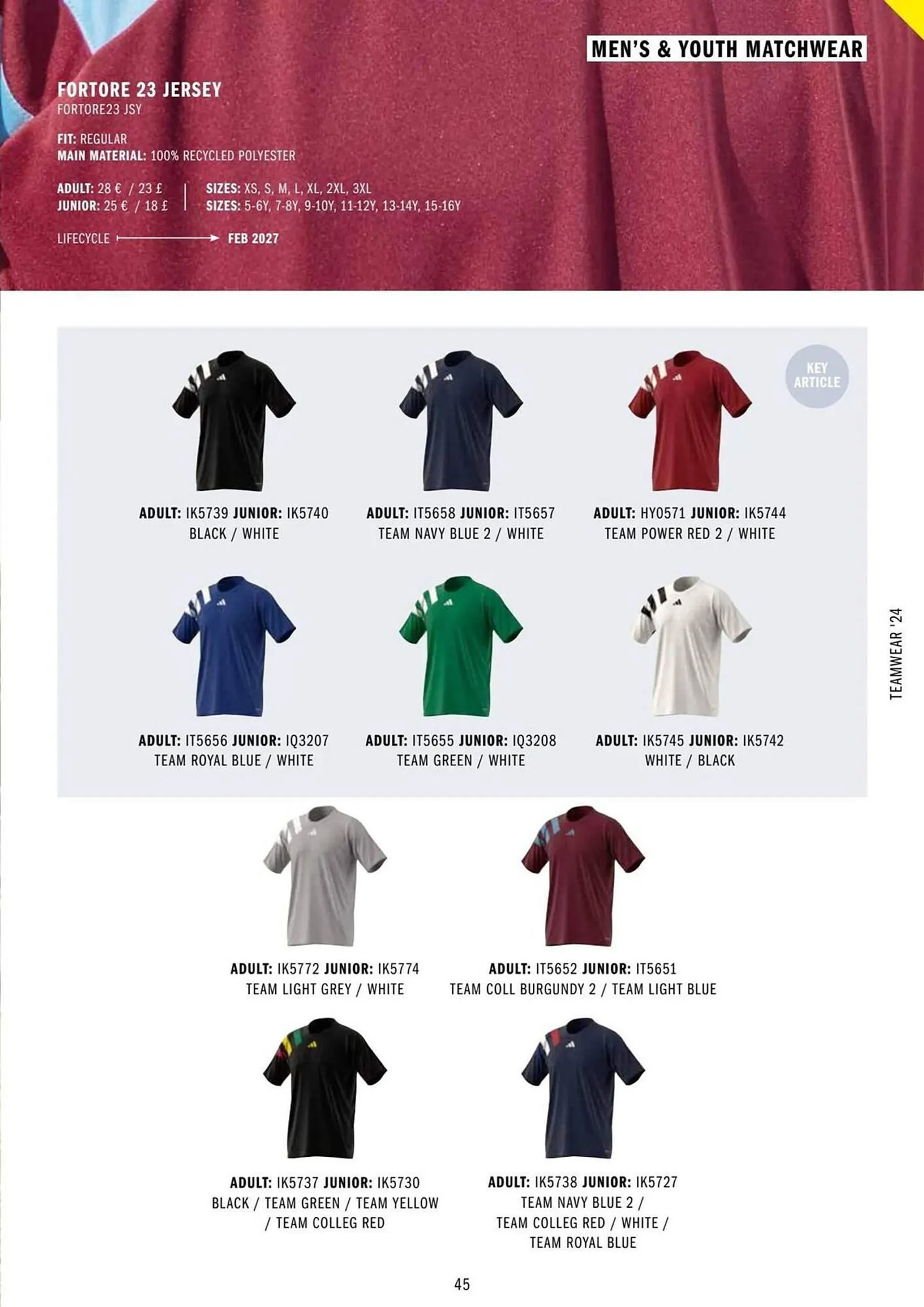 Adidas leaflet from 11 March to 31 December 2024 - Catalogue Page 45