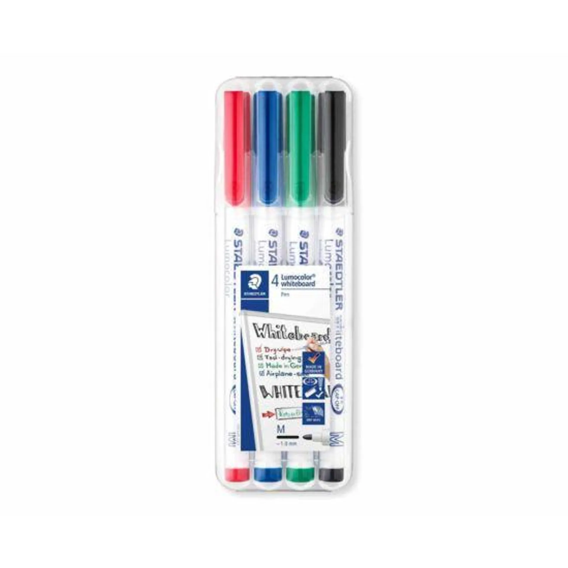 Staedtler Lumocolor Marker Pen Whiteboard Pack of 4