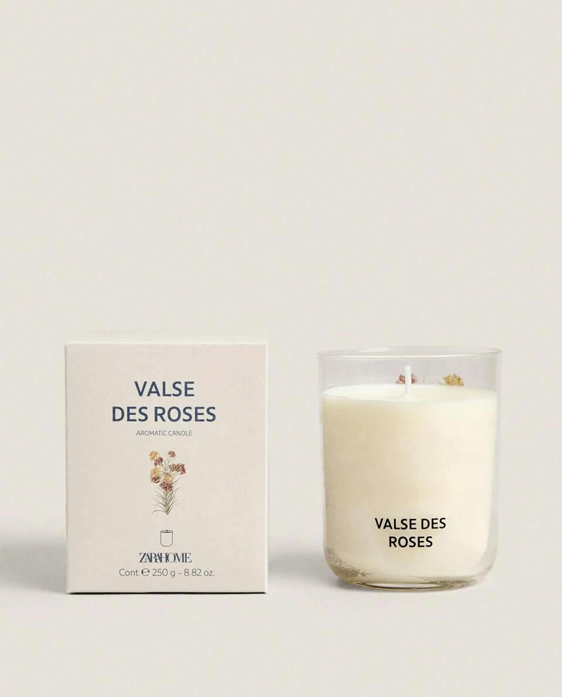 (250 G) VALSE DES ROSES SCENTED CANDLE