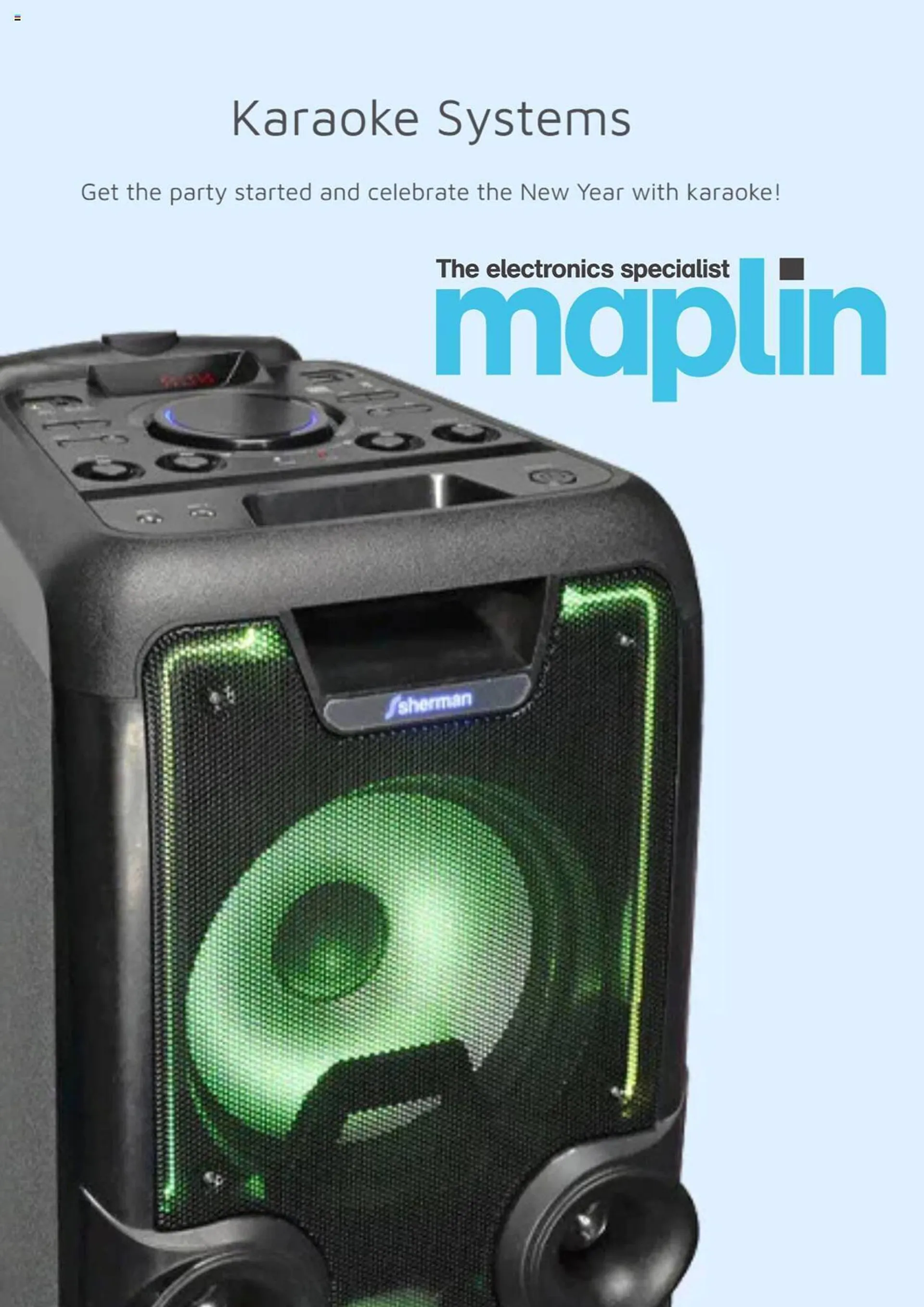 Maplin leaflet from 22 December to 22 January 2024 - Catalogue Page 