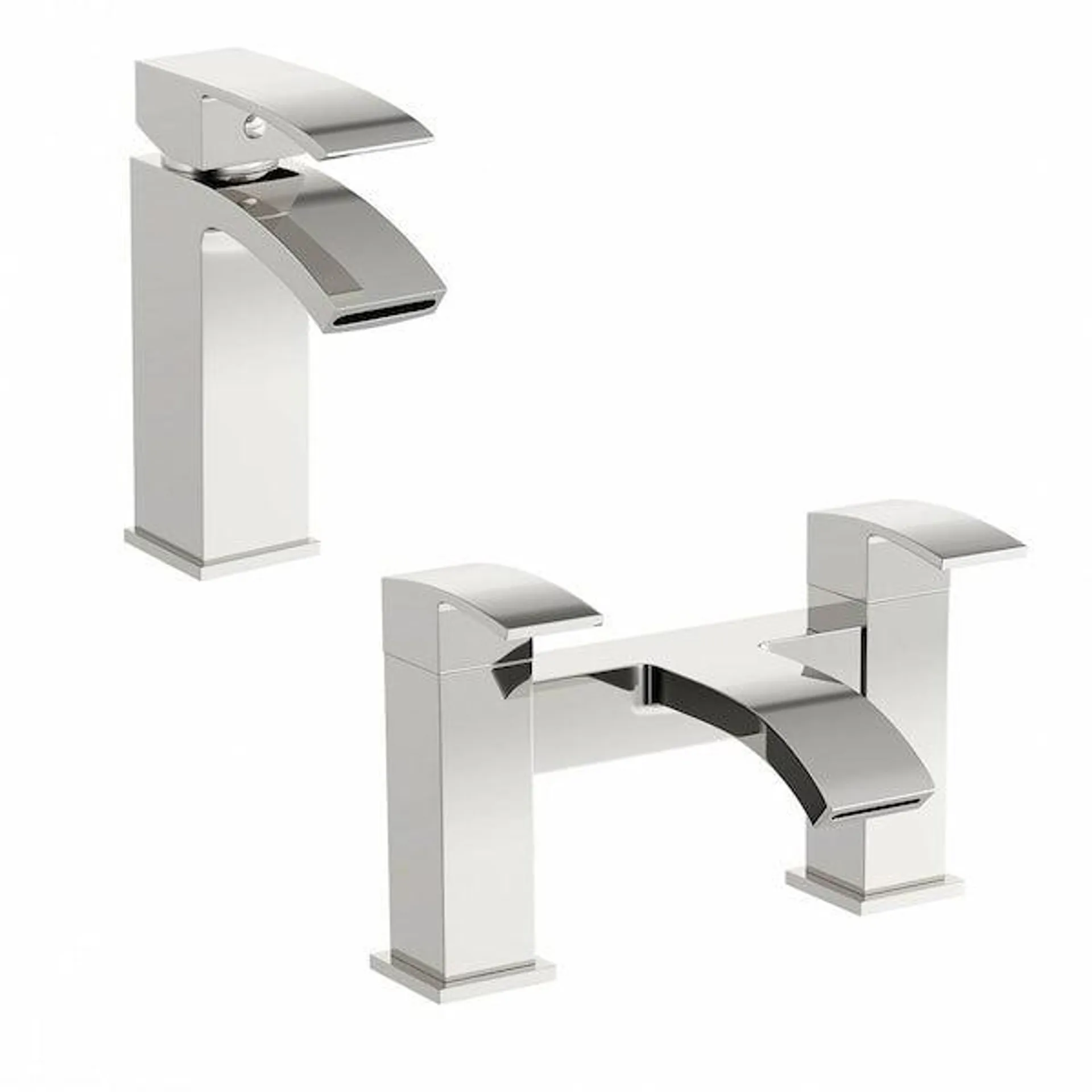 Orchard Wye basin and bath mixer tap pack