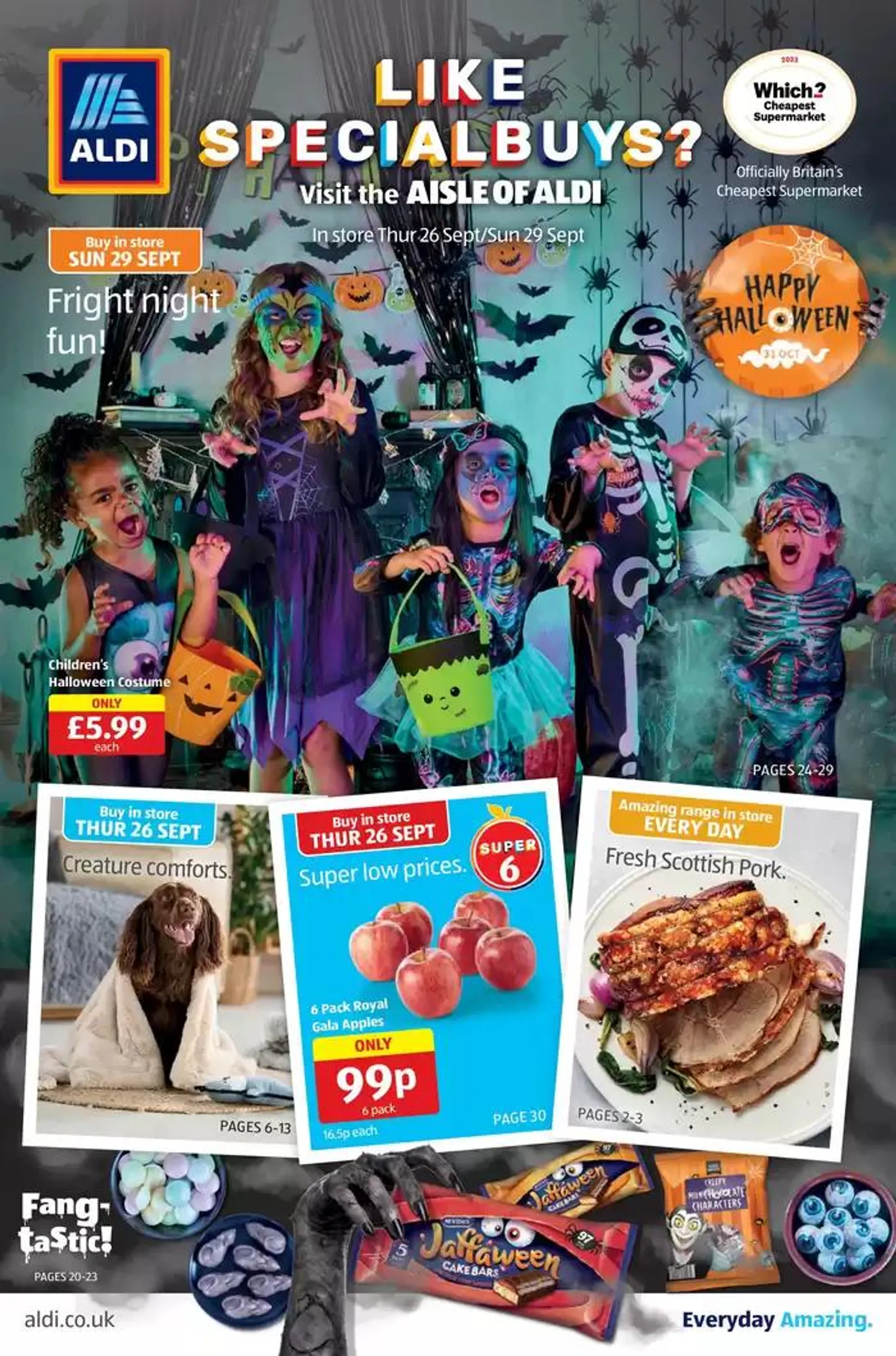 Aldi SpecialBuys Scotland from 26 September to 10 October 2024 - Catalogue Page 1