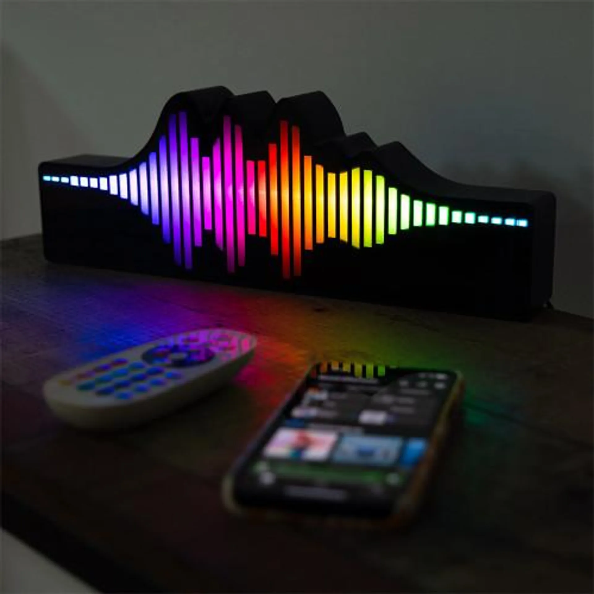 Sound Reactive Colour Changing Soundwave Light