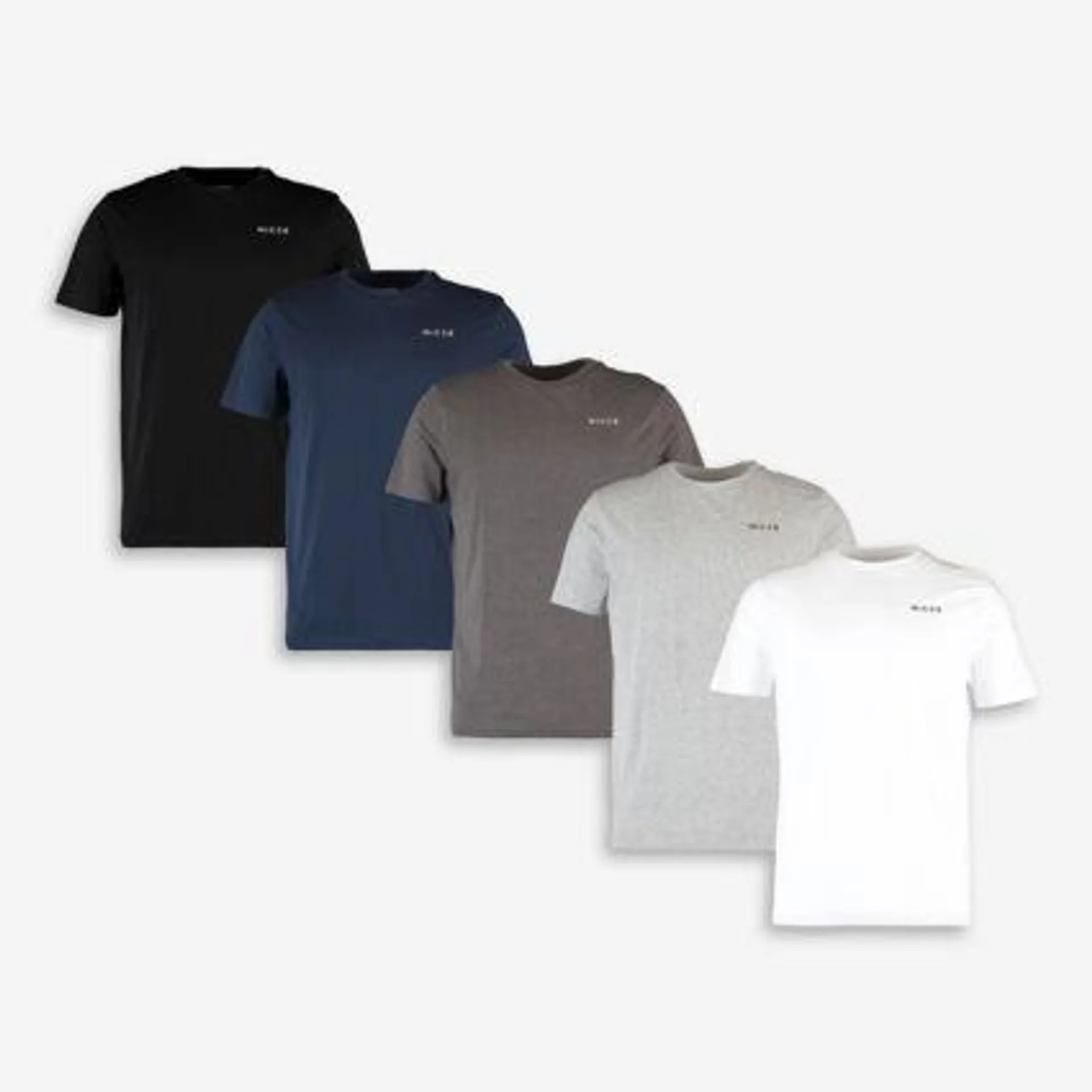 Five Pack Multi Branded T Shirt