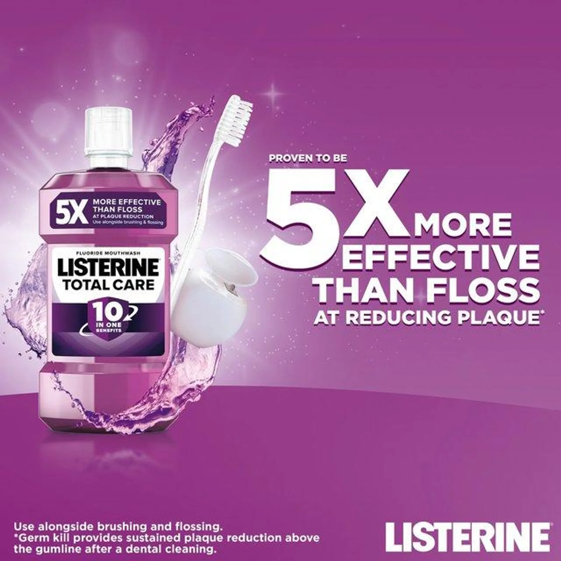 Listerine Clean Mint Total Care Mouthwash