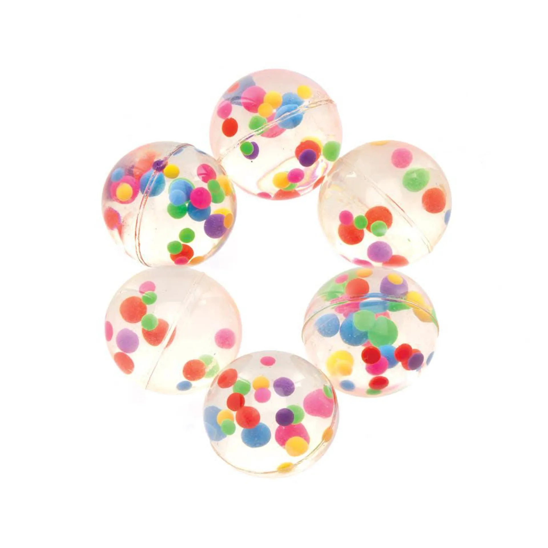 Rainbow Bead Bouncy Balls