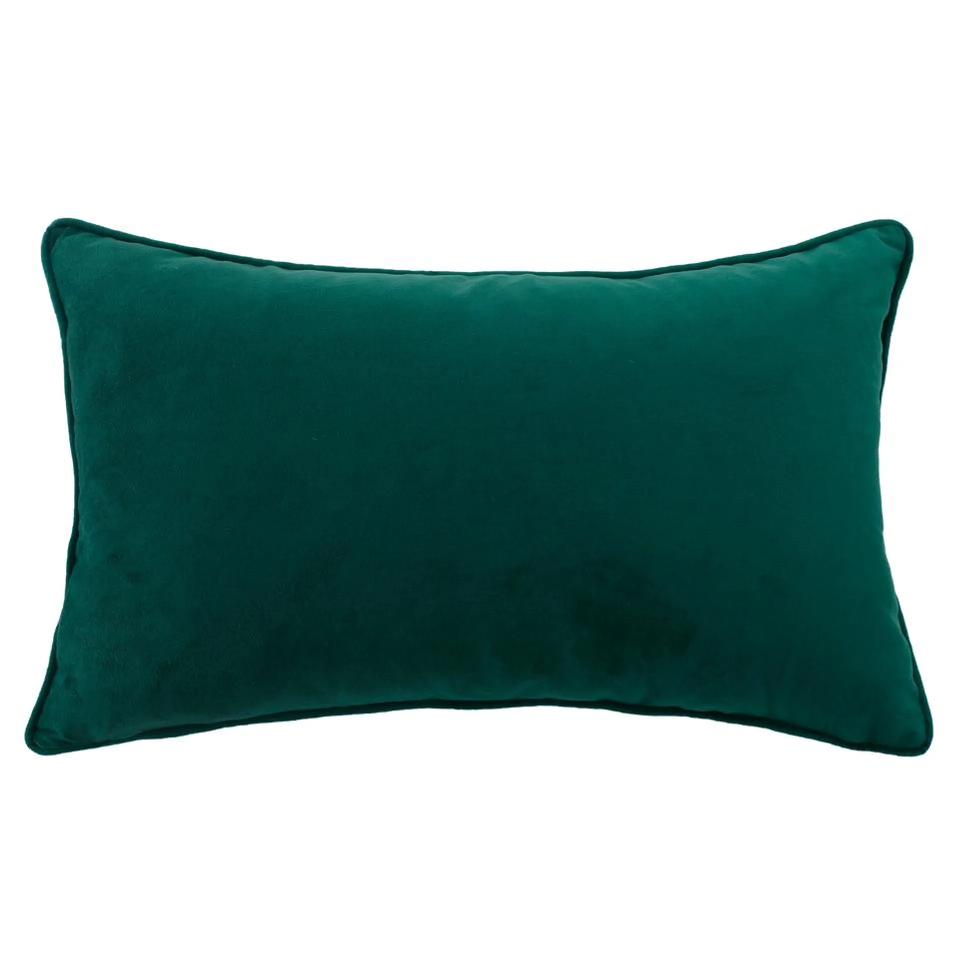 Velvet Bolster Cushion - Emerald - 30x50cm