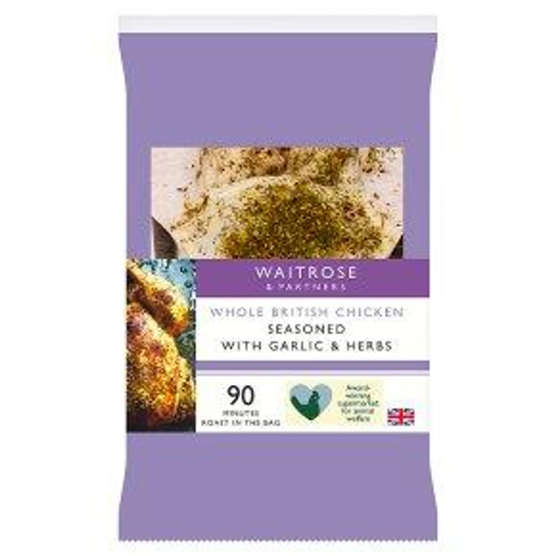 Waitrose Whole Chicken With Garlic And Herbs