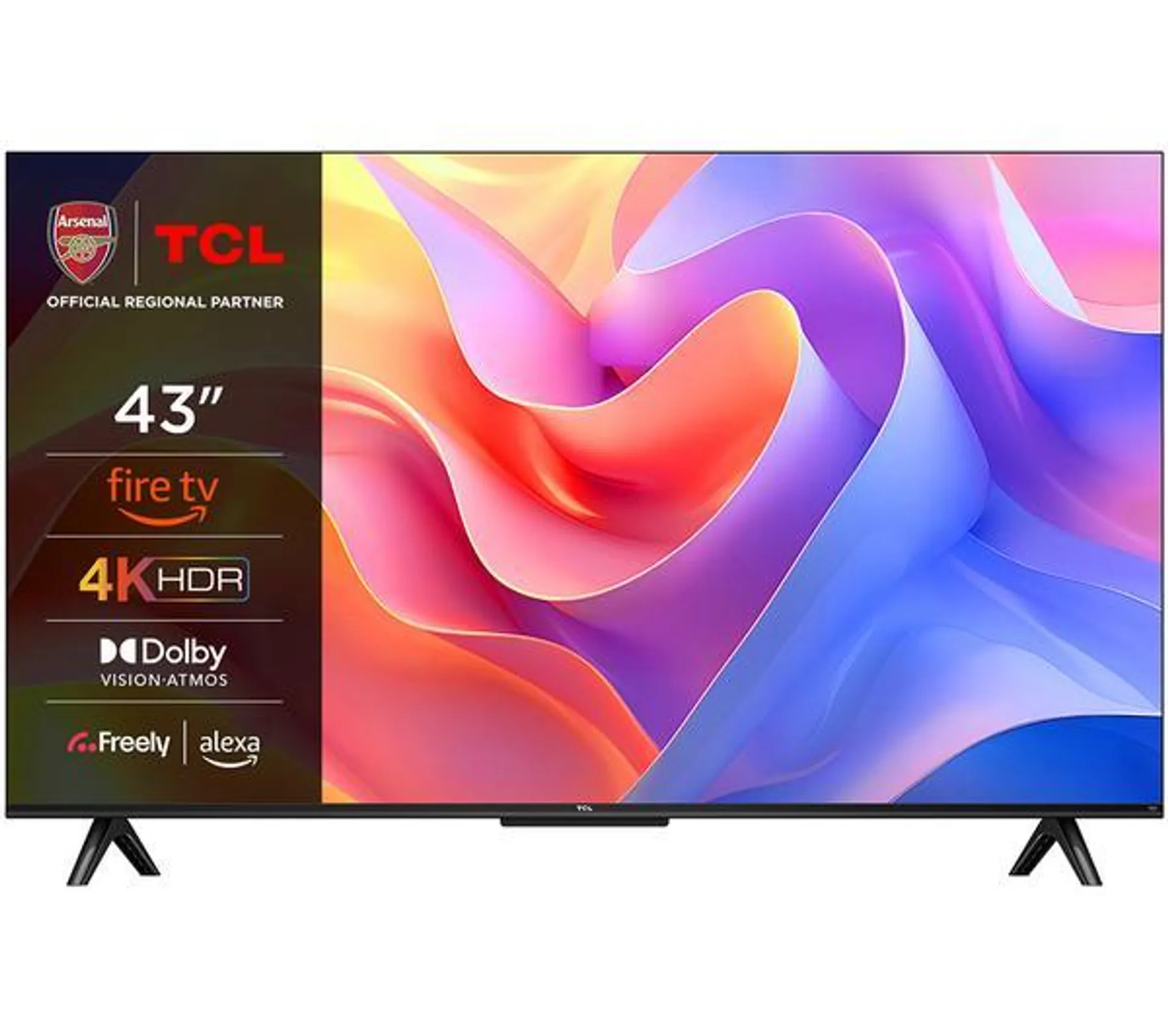 TCL PF650K 43 inch LED 4K HDR Smart Fire TV with Freely - 43PF650K