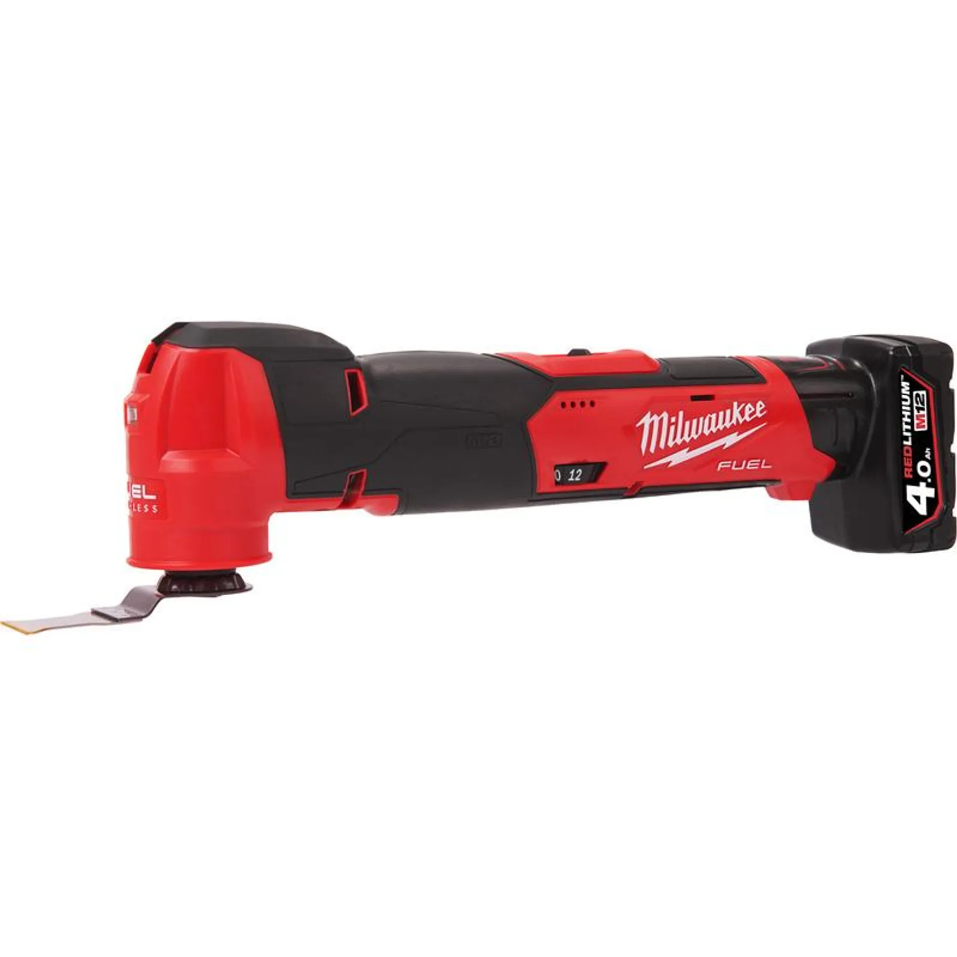 Milwaukee M12FMT FUEL Multi Tool 1 x 4.0Ah, 1 x 2.0Ah