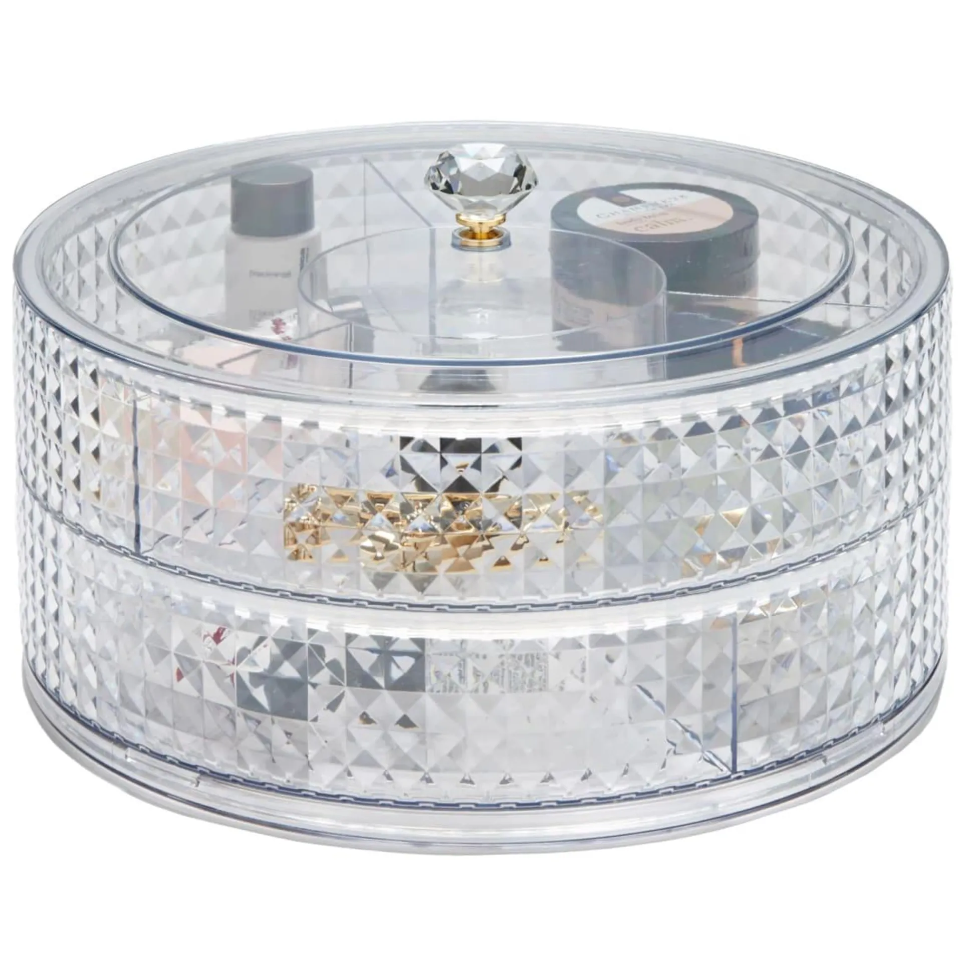 Diamond 2 Tier Rotating Organiser