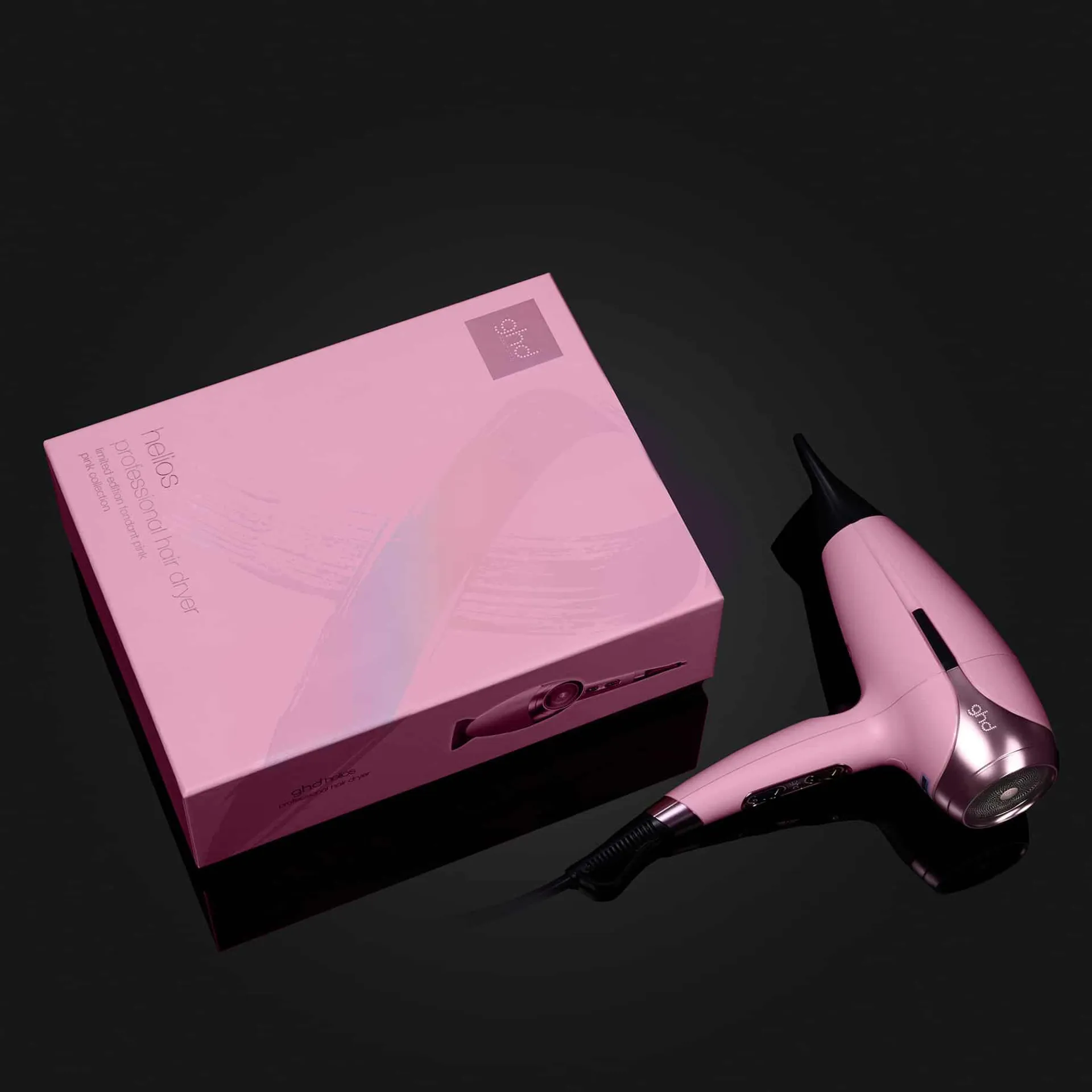 NEW GHD HELIOS HAIR DRYER IN FONDANT PINK