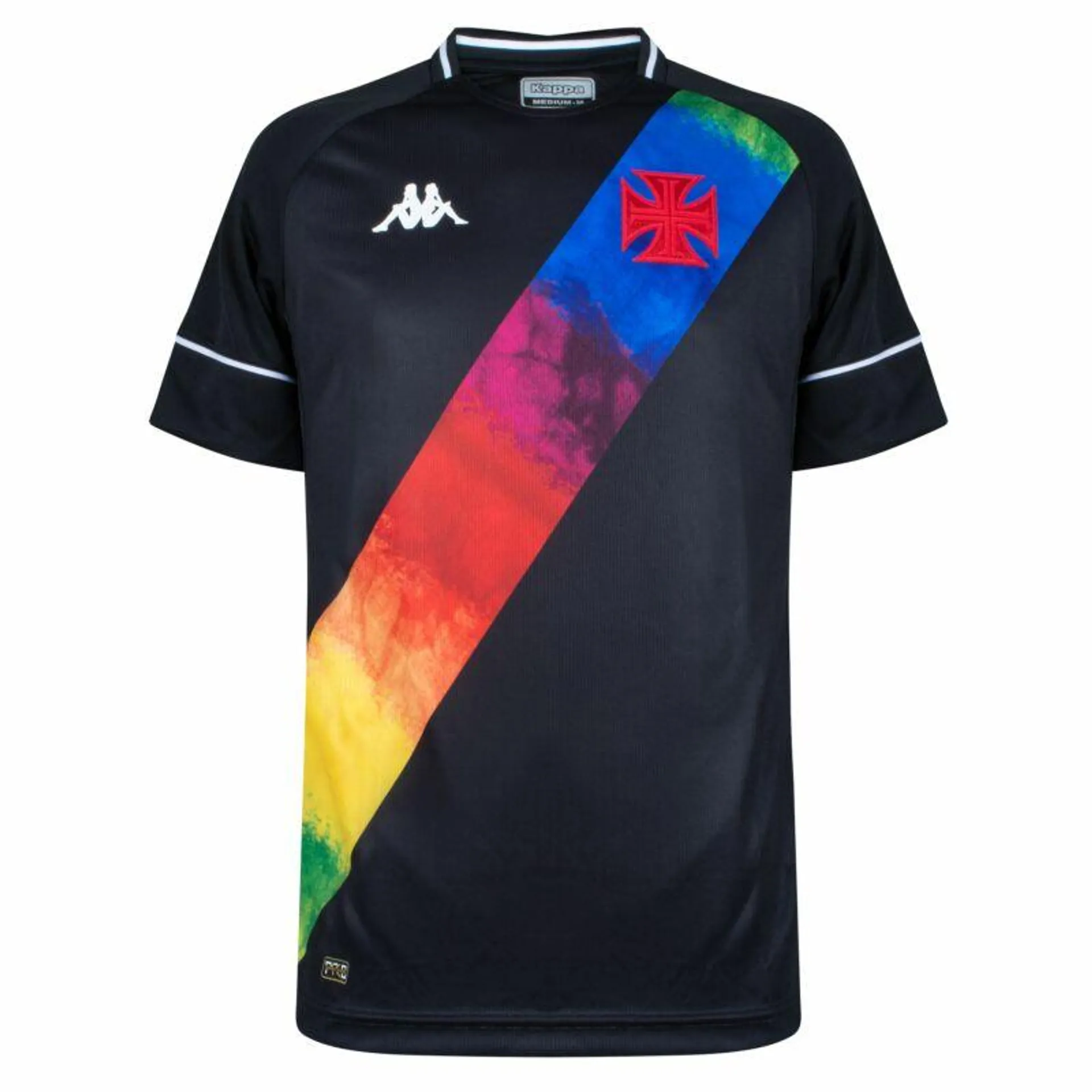 Kappa Vasco Da Gama Home LGBTQ Pro Kombat Shirt 2021-2022