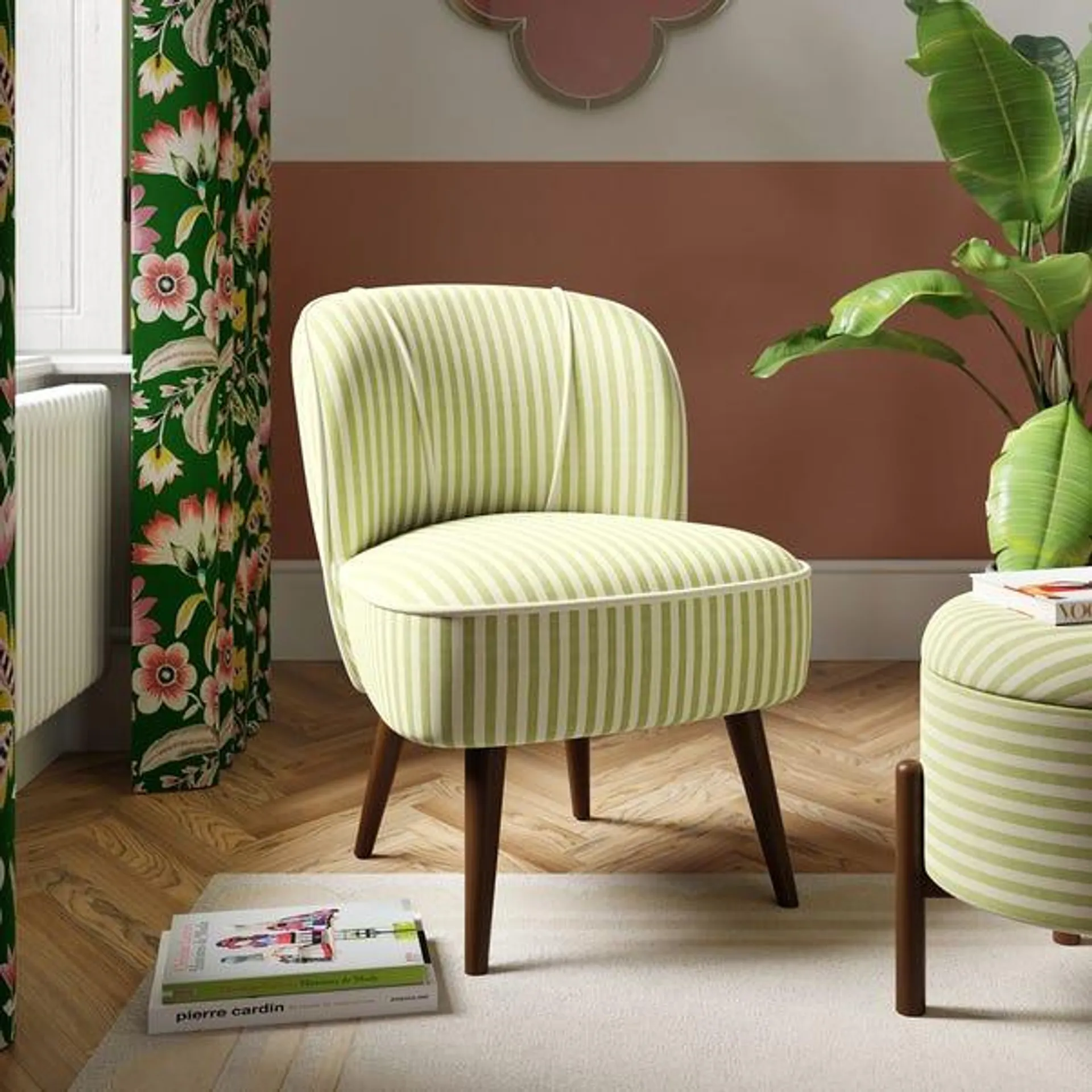 Elsie Linford Stripe Cocktail Chair