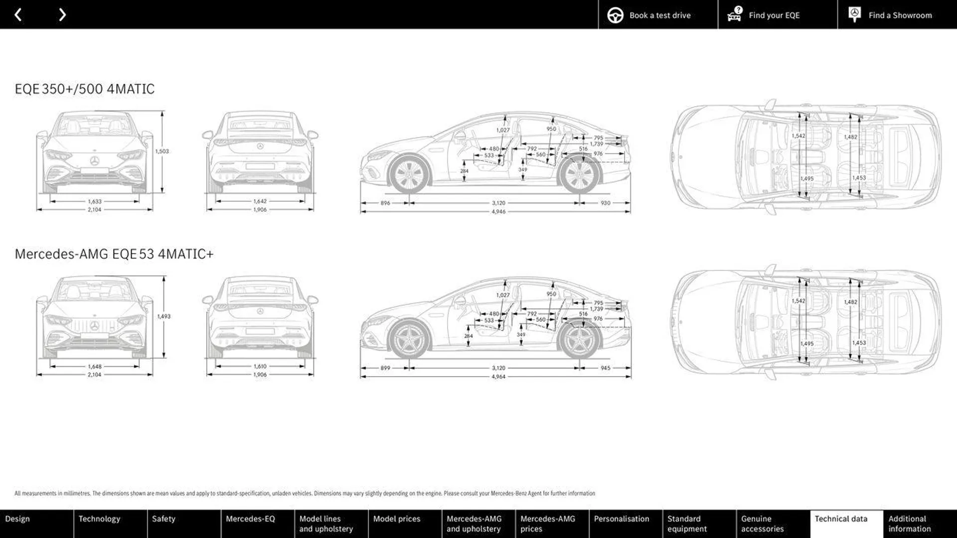 Mercedes Benz EQE Saloon from 21 May to 31 December 2024 - Catalogue Page 67