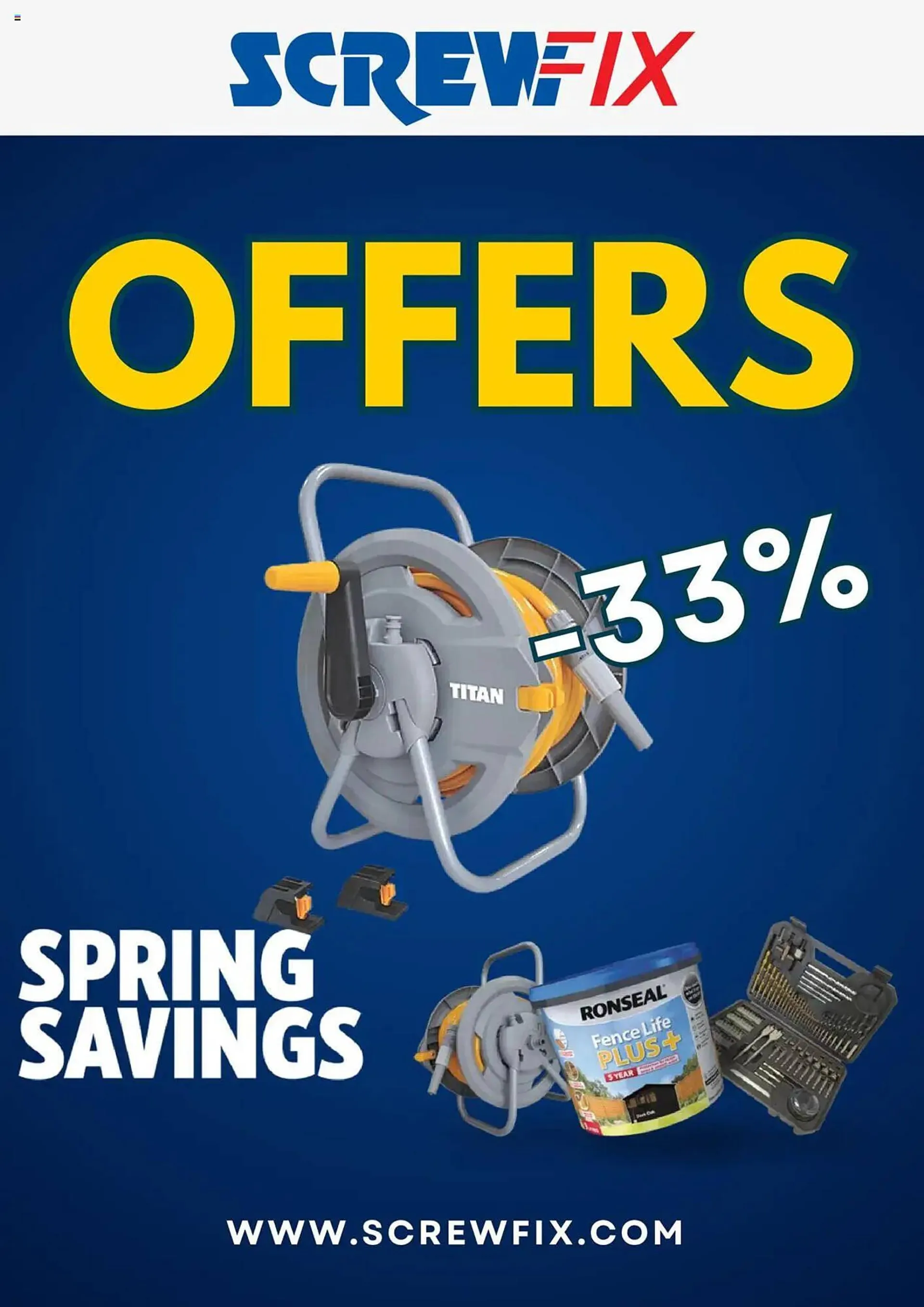Screwfix leaflet from 24 April to 23 May 2025 - Catalogue Page 1