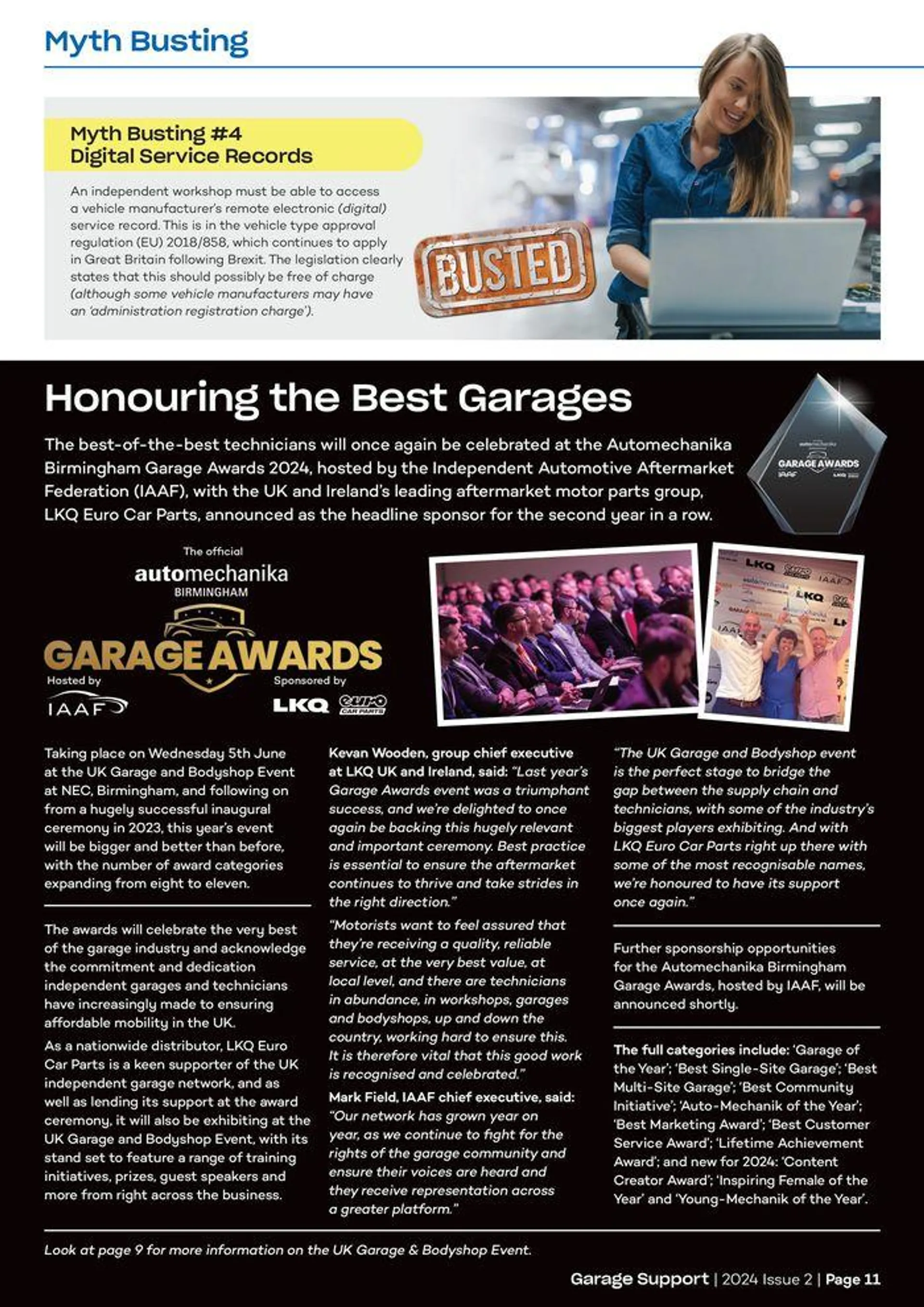 Garage Support Issue 2 2024 from 7 August to 31 December 2024 - Catalogue Page 11