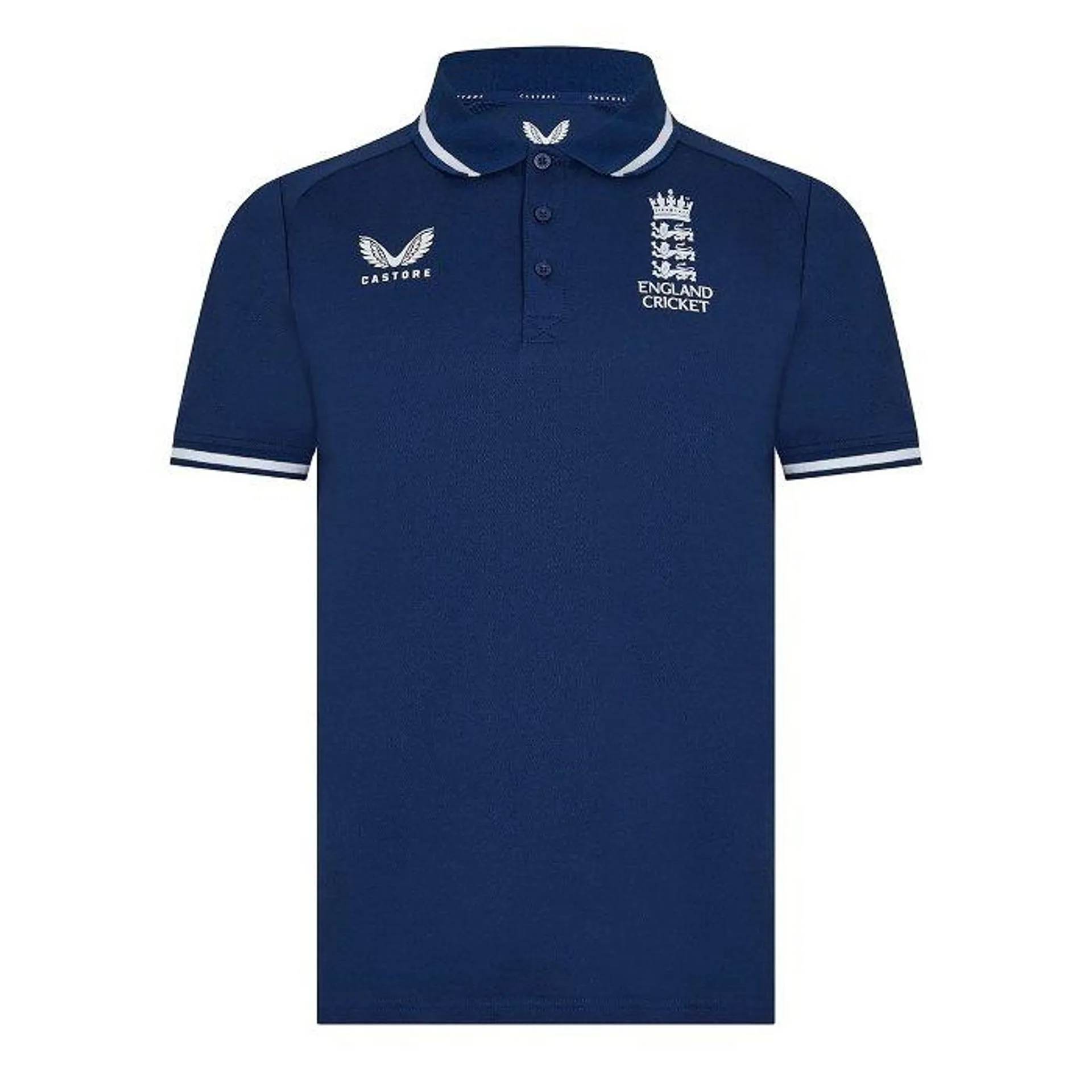 Castore England Cricket Short Sleeve Polo Adults