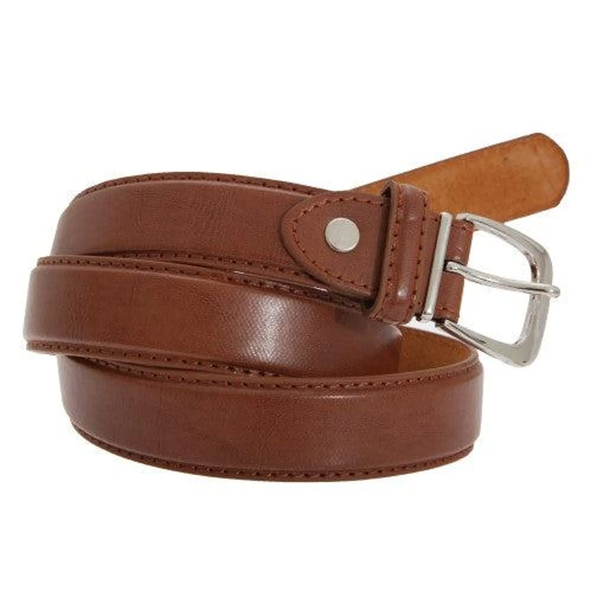 Forest Belts Mens One Inch Bonded Real Leather Belt