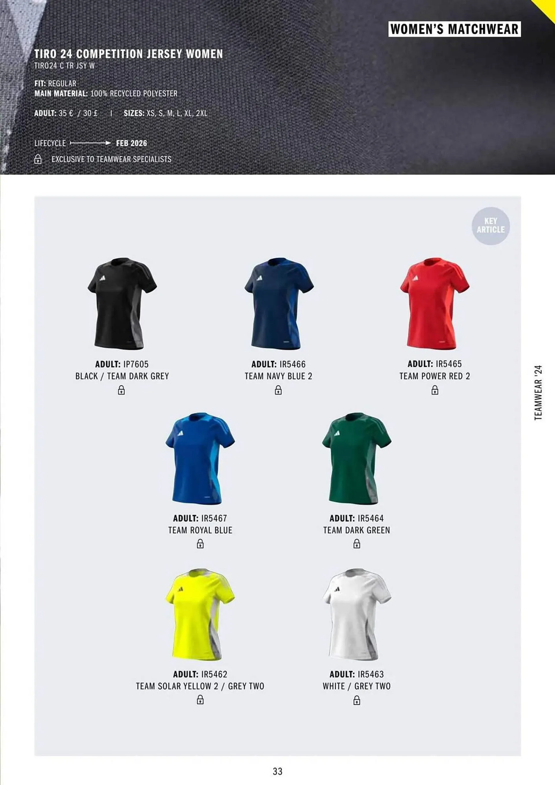 Adidas leaflet from 11 March to 31 December 2024 - Catalogue Page 33