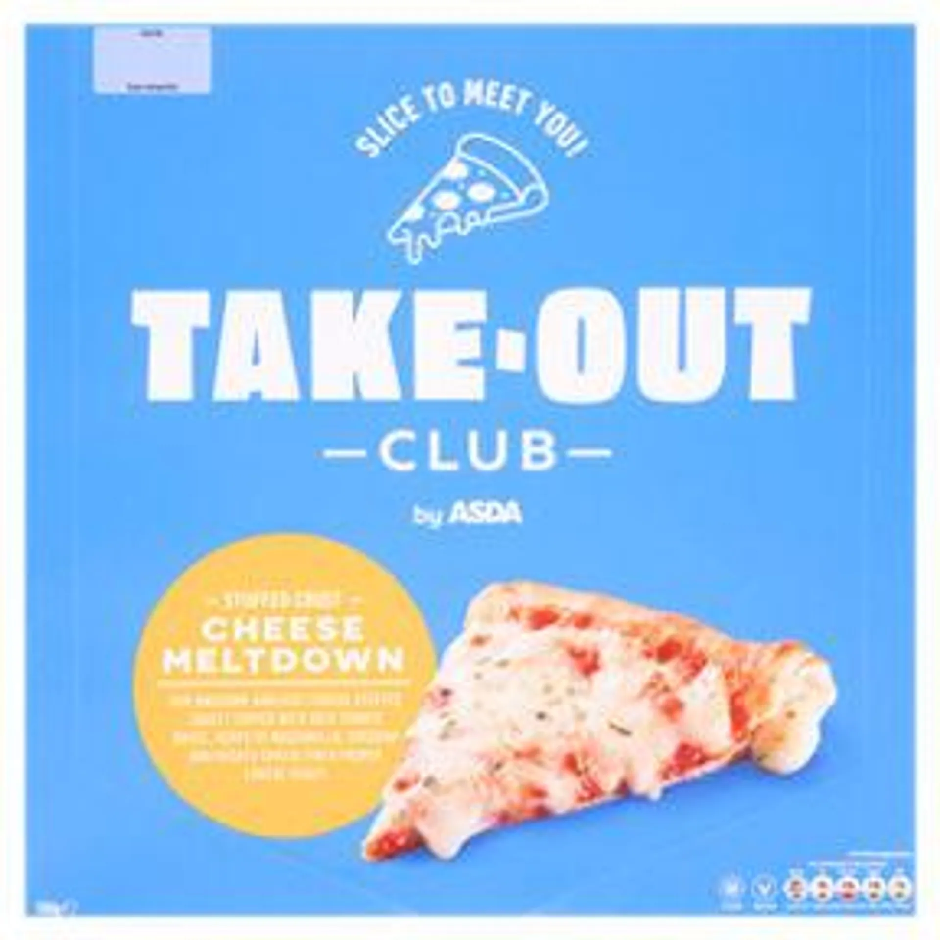 ASDA Take-Out Club Stuffed Crust Cheese Meltdown 598g