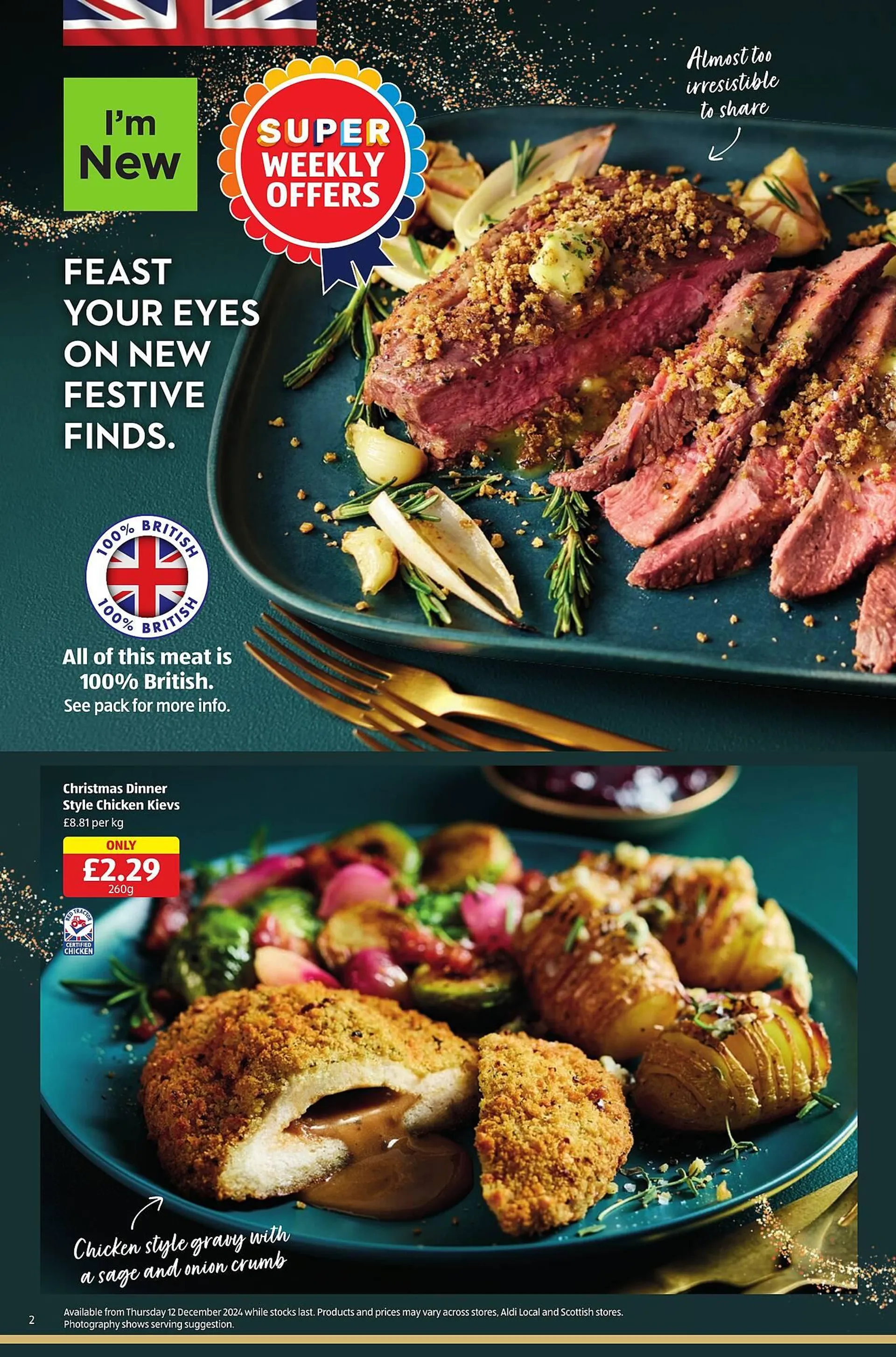 Aldi leaflet from 12 December to 15 December 2024 - Catalogue Page 2