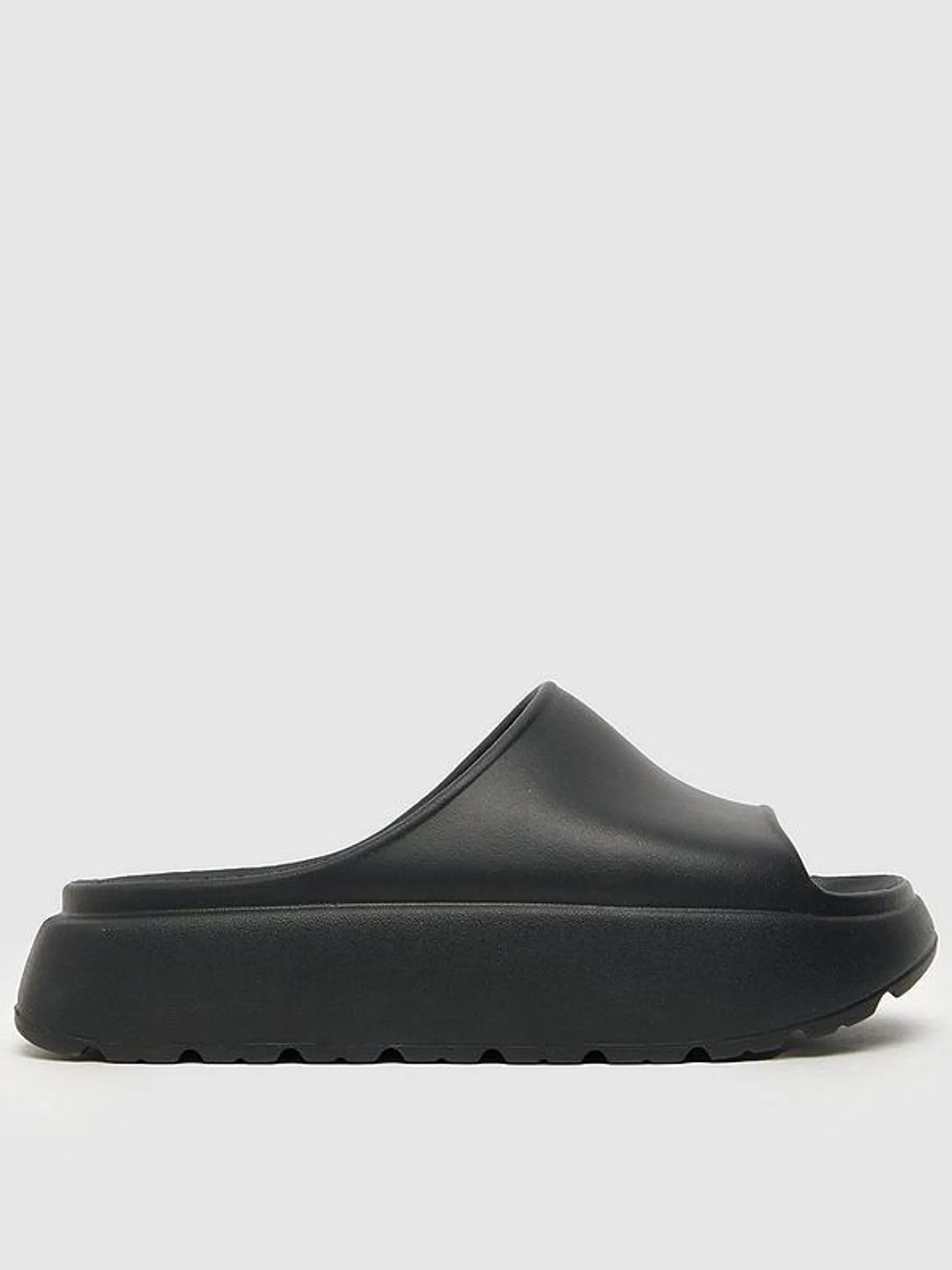 Tatia Chunky Footbed Slider - Black