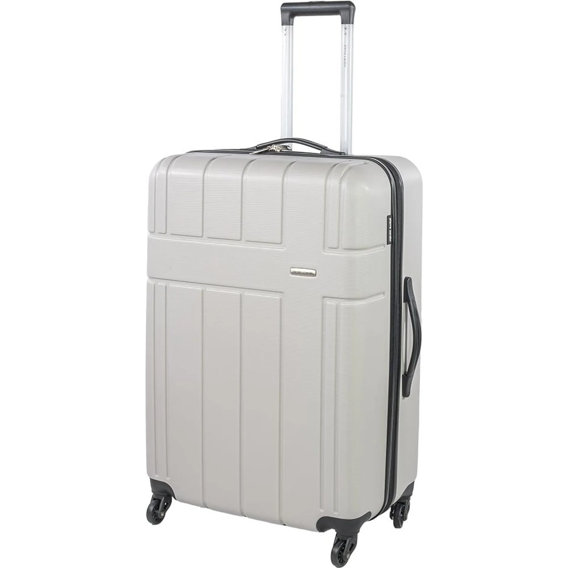 Pierre Cardin Large Grey Lightweight Trolley Suitcase