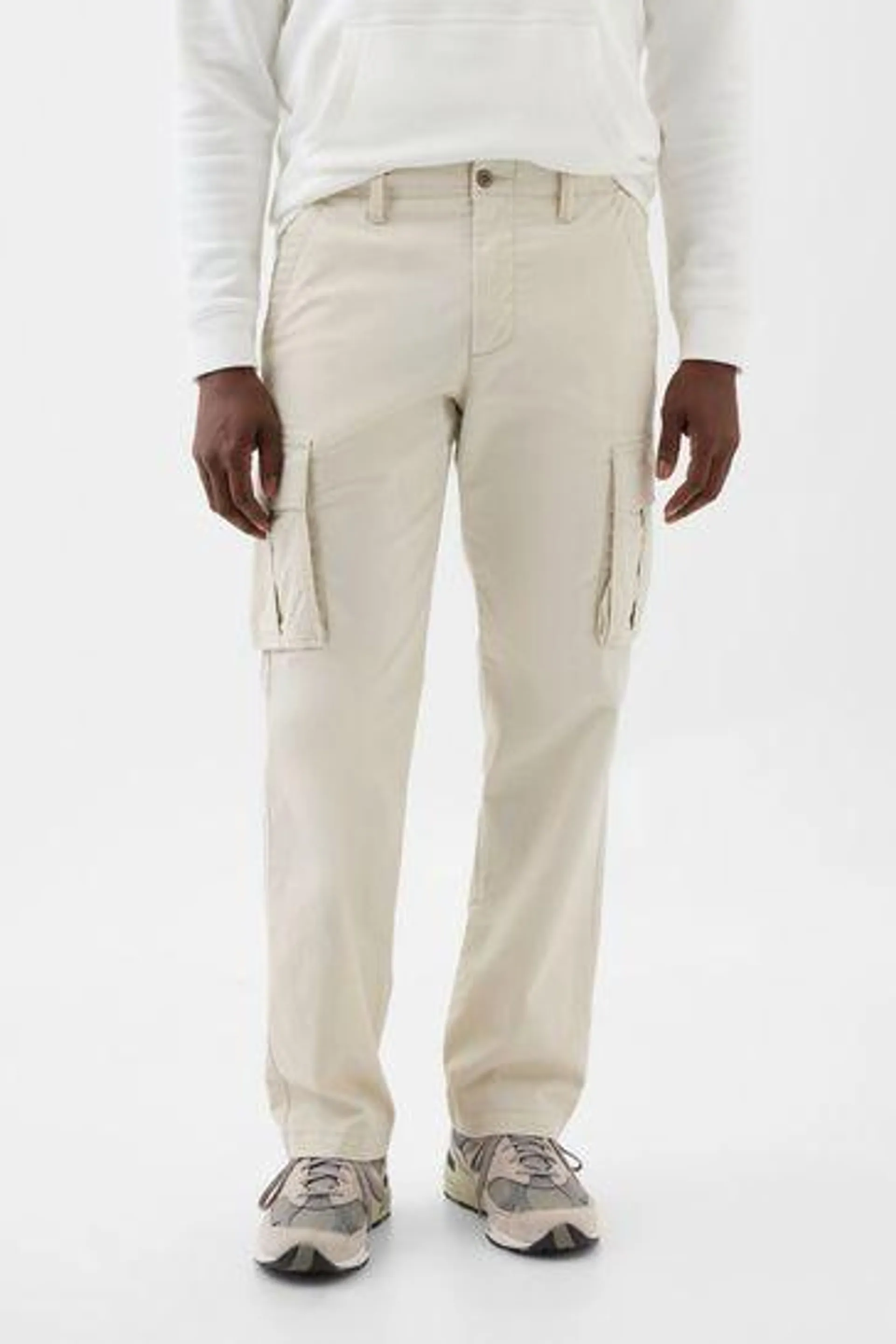 Straight Fit Cargo Trousers