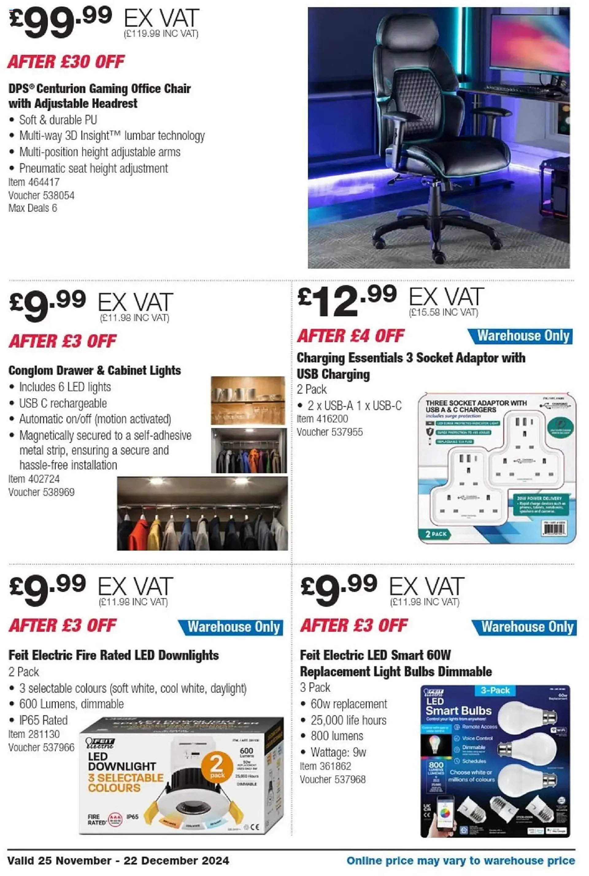 Costco leaflet from 25 November to 22 December 2024 - Catalogue Page 6