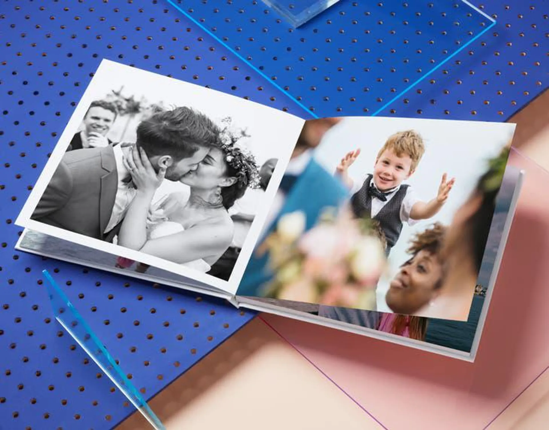 Square Lay Flat Silver Halide Photo Book